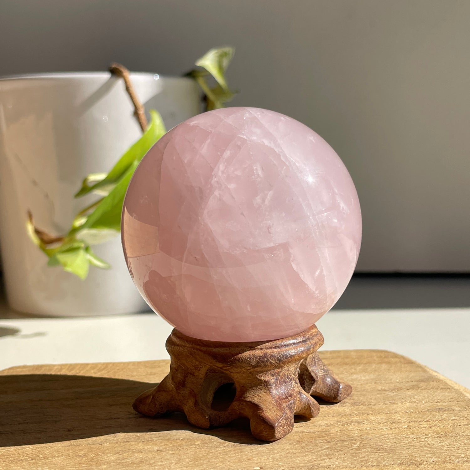 Rose Quartz Sphere 6.5cm