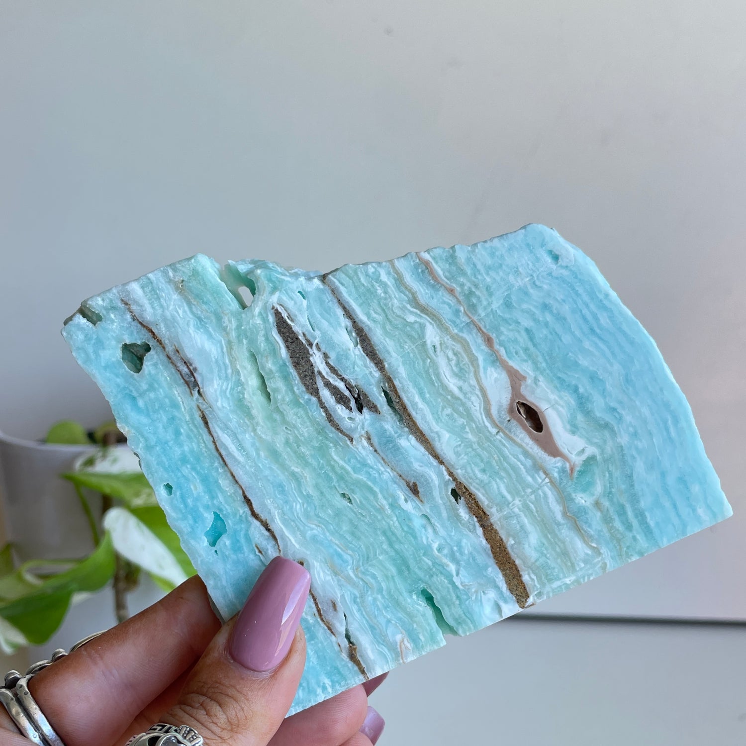 Aragonite Slice 212g