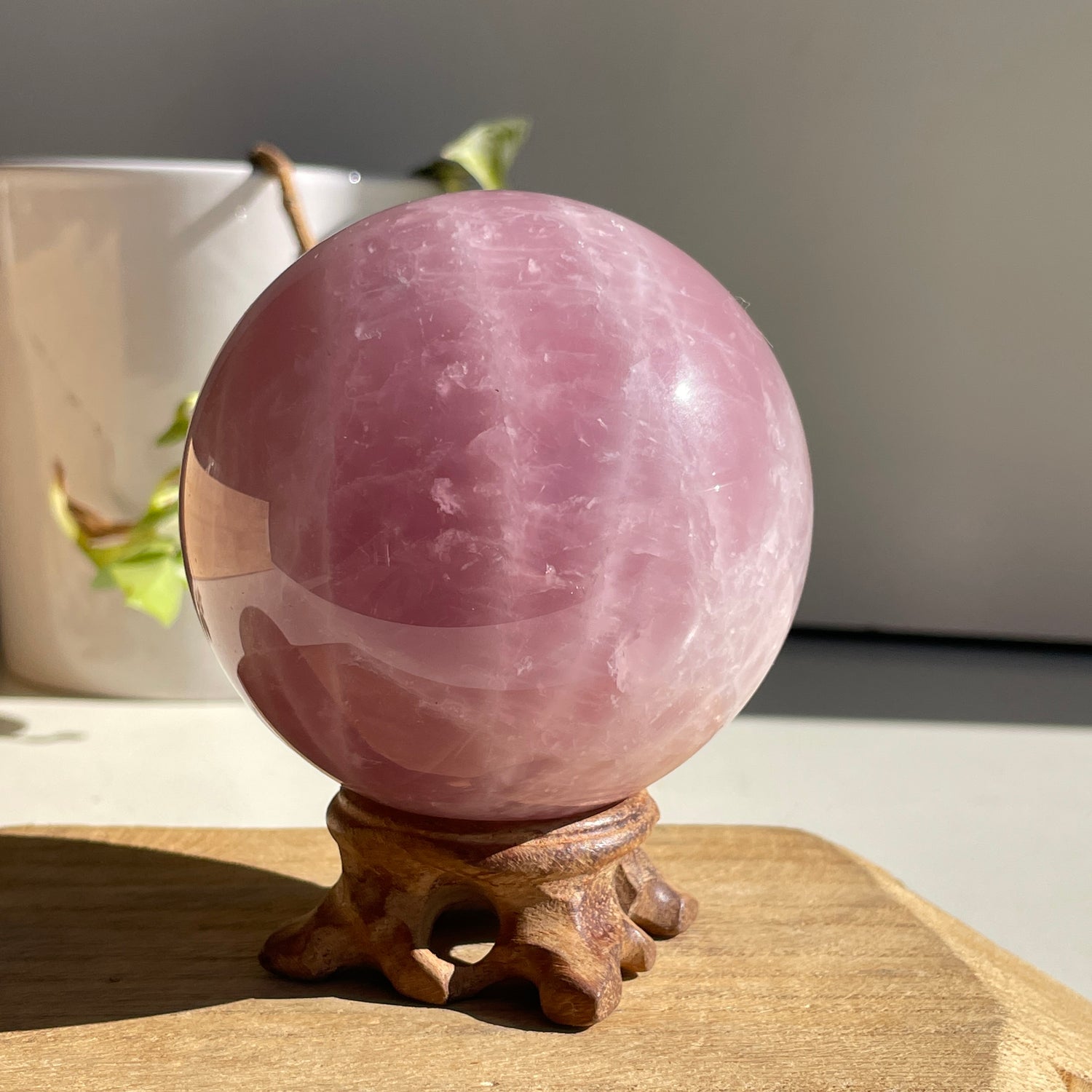 Rose Quartz Sphere 8cm