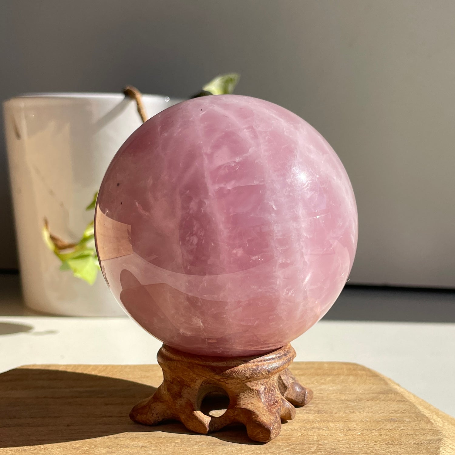 Rose Quartz Sphere 8cm
