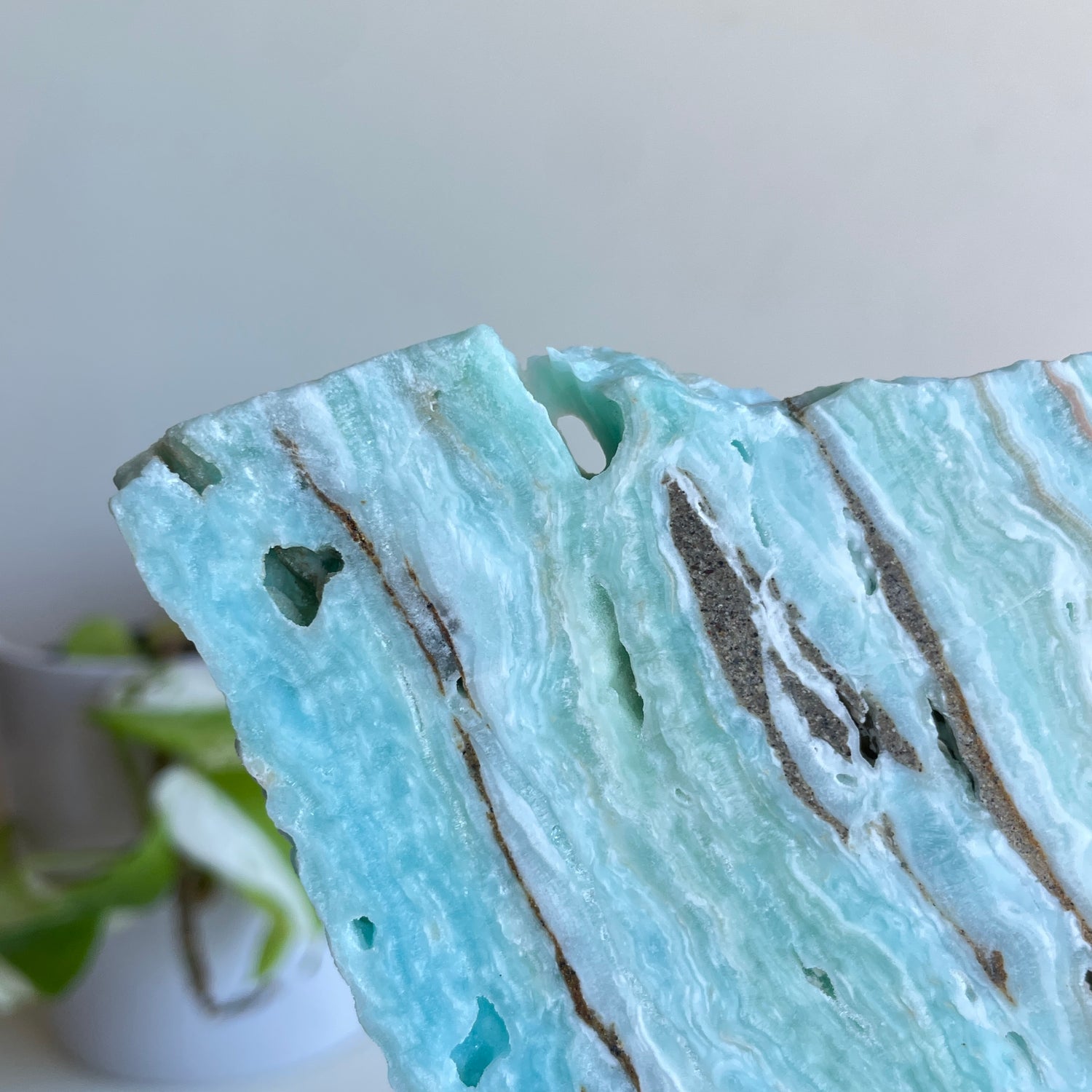 Aragonite Slice 212g