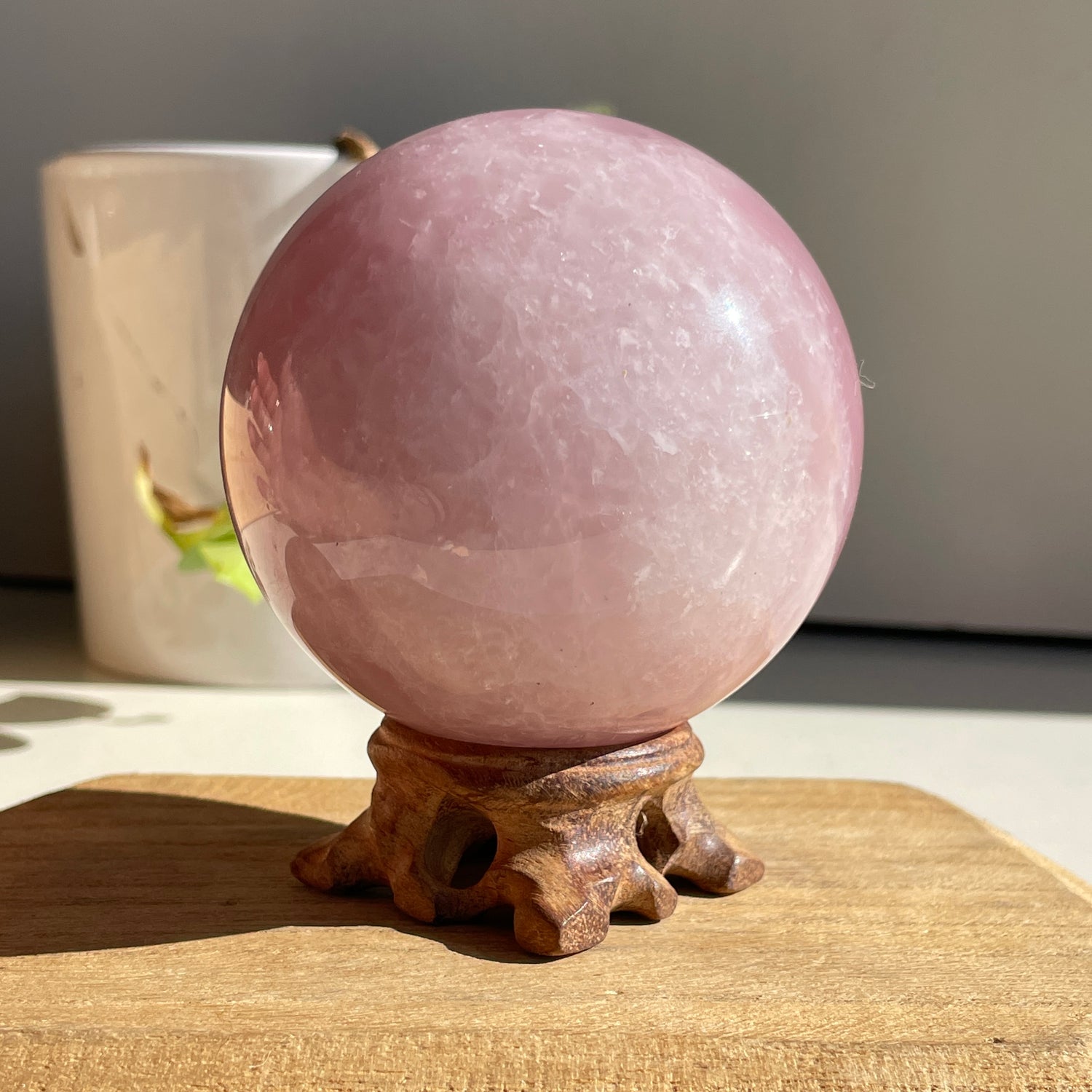 Rose Quartz Sphere 8cm