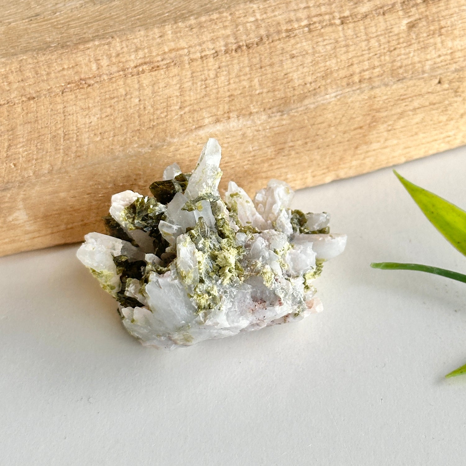 Epidote & Quartz Cluster 28g