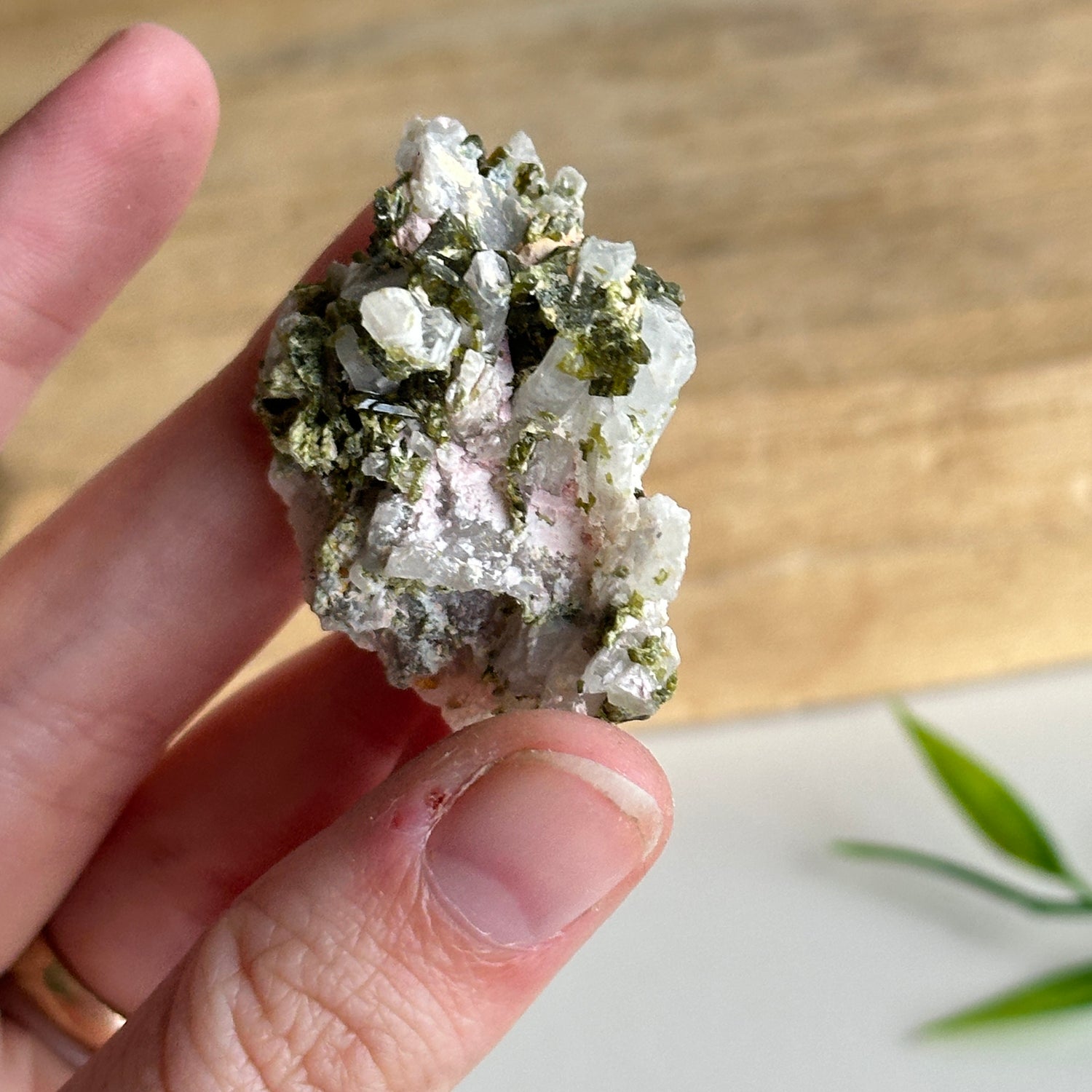 Epidote & Quartz Cluster 28g