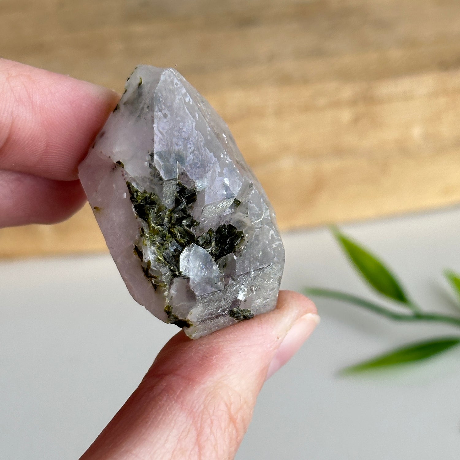 Epidote & Quartz Cluster 26g