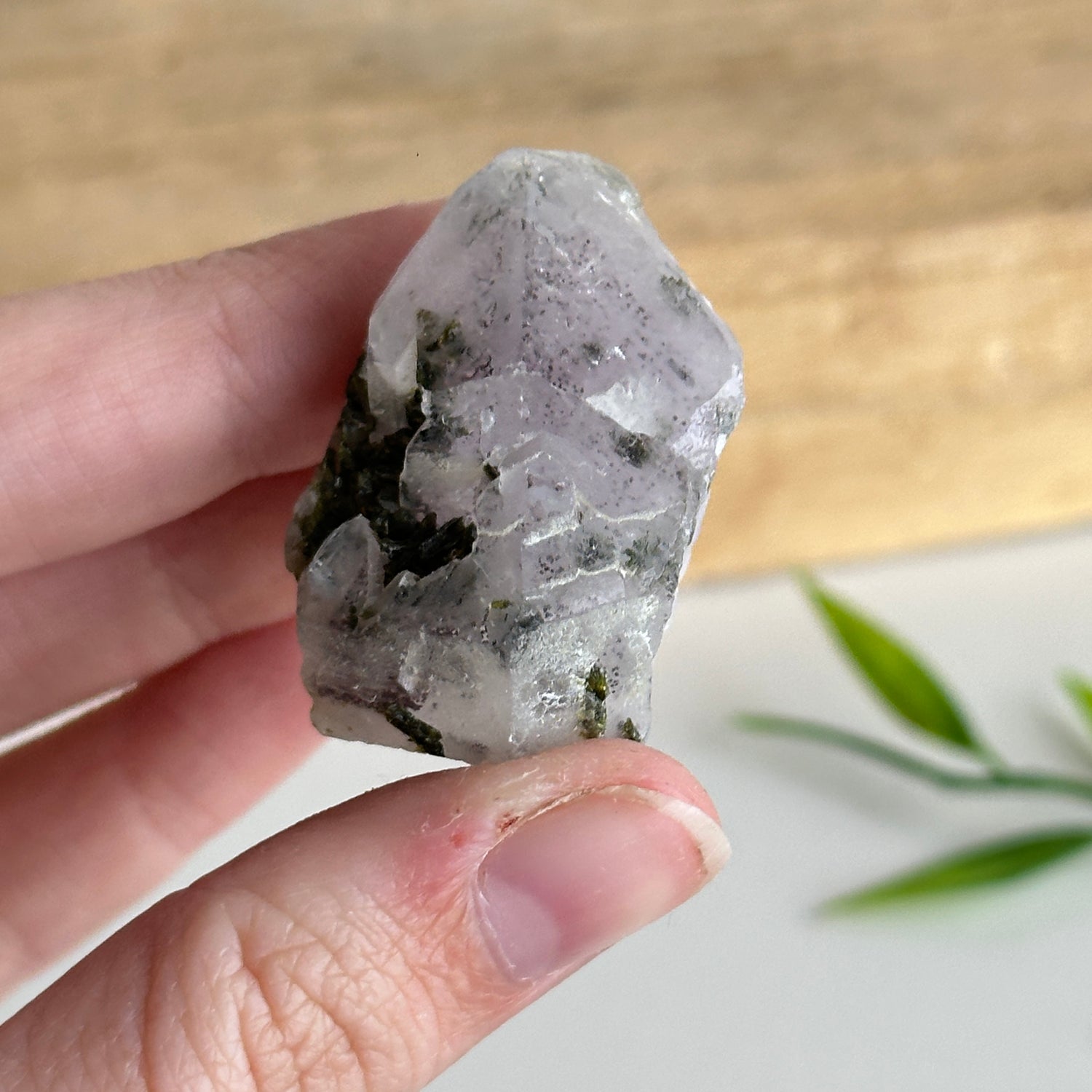 Epidote & Quartz Cluster 26g