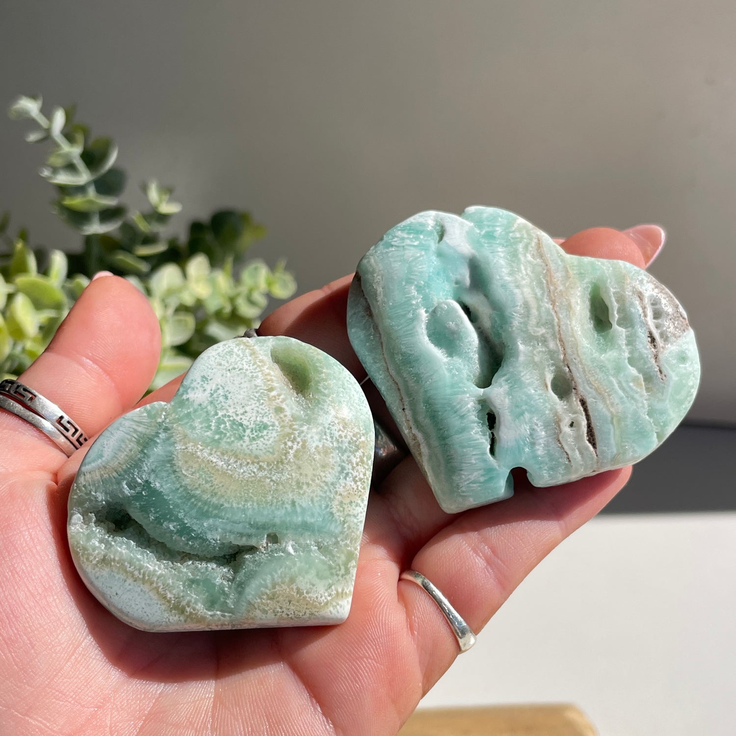 Aragonite Heart Lge