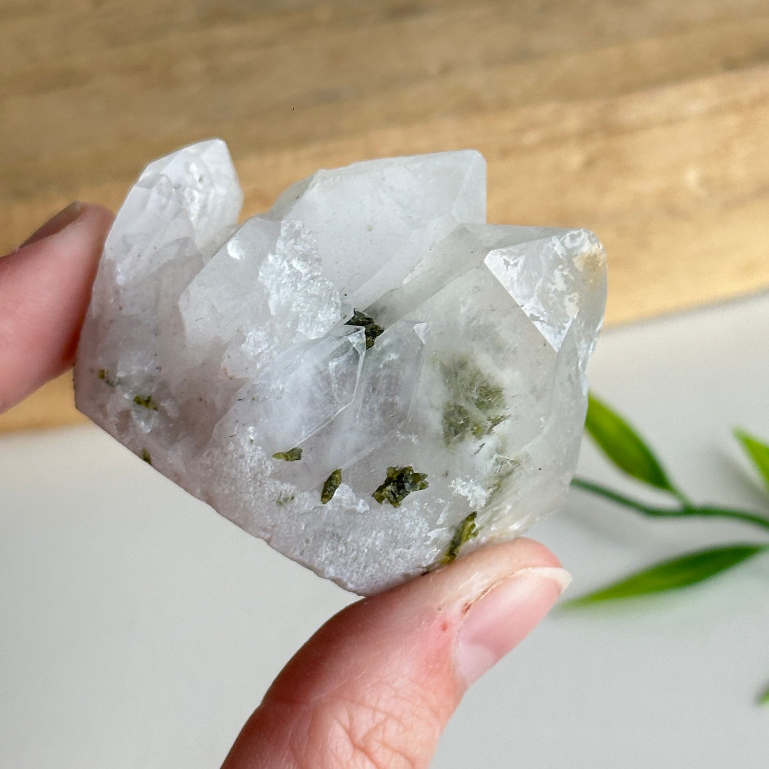 Epidote & Quartz Cluster 66g