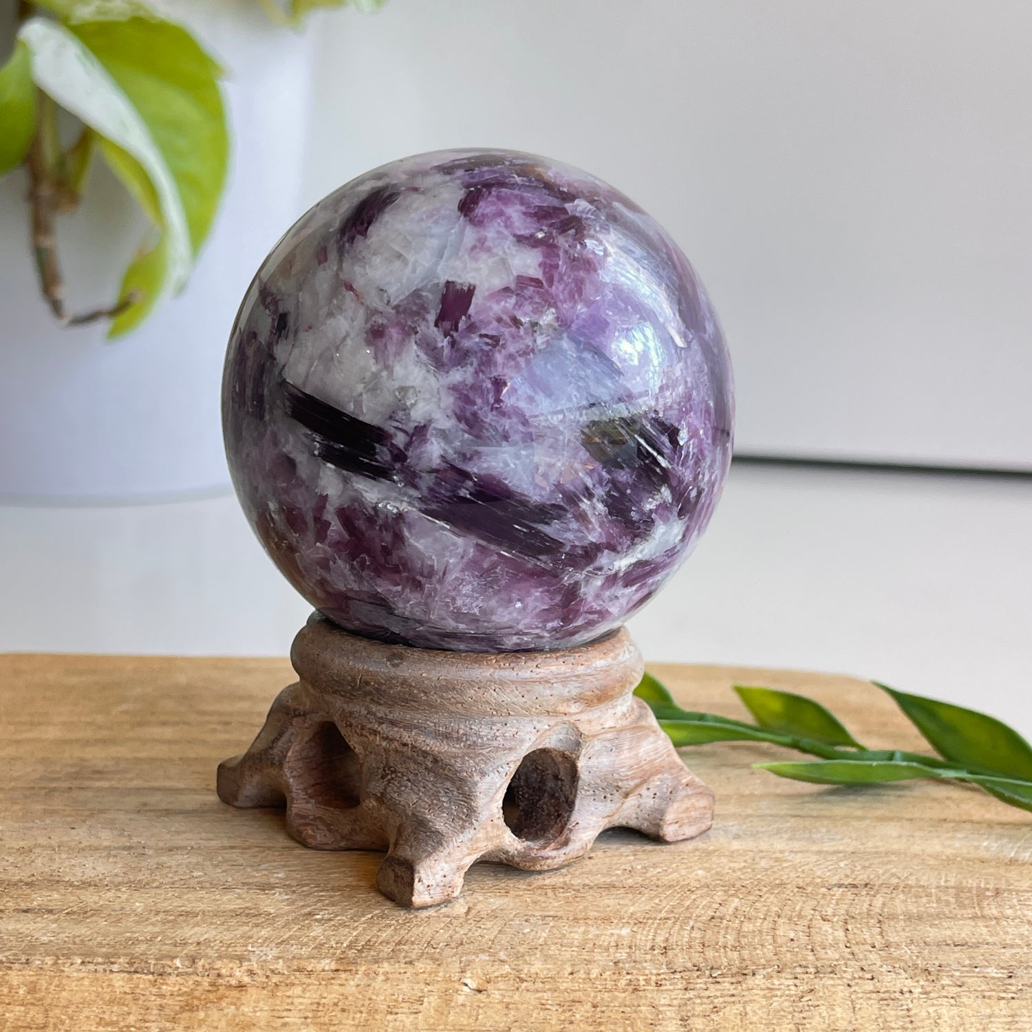 Lepidolite Sphere 5.7cm