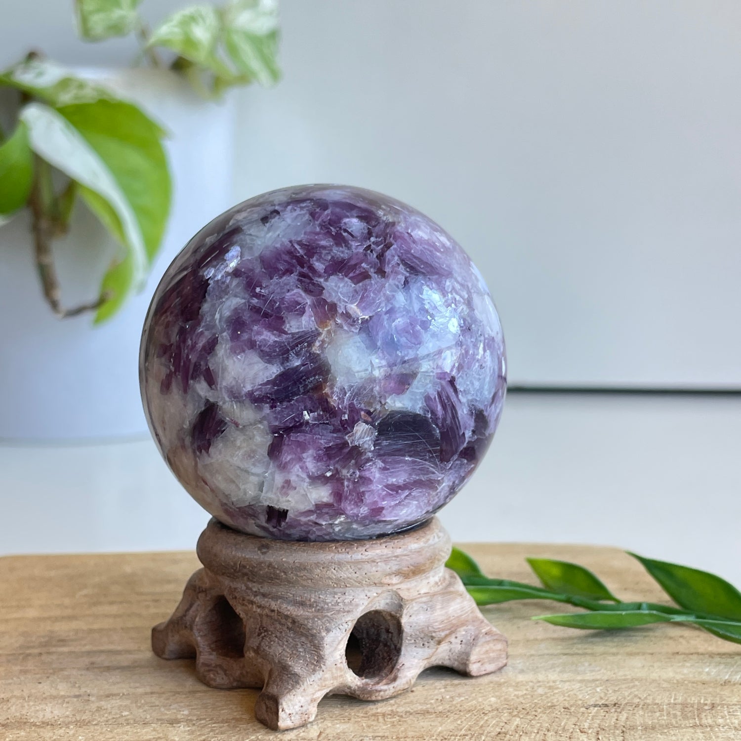 Lepidolite Sphere 5.7cm