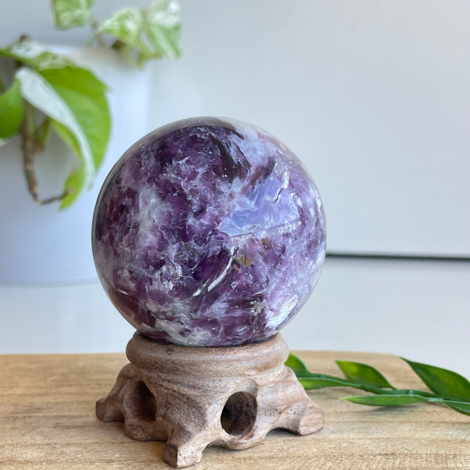 Lepidolite Sphere 5.7cm