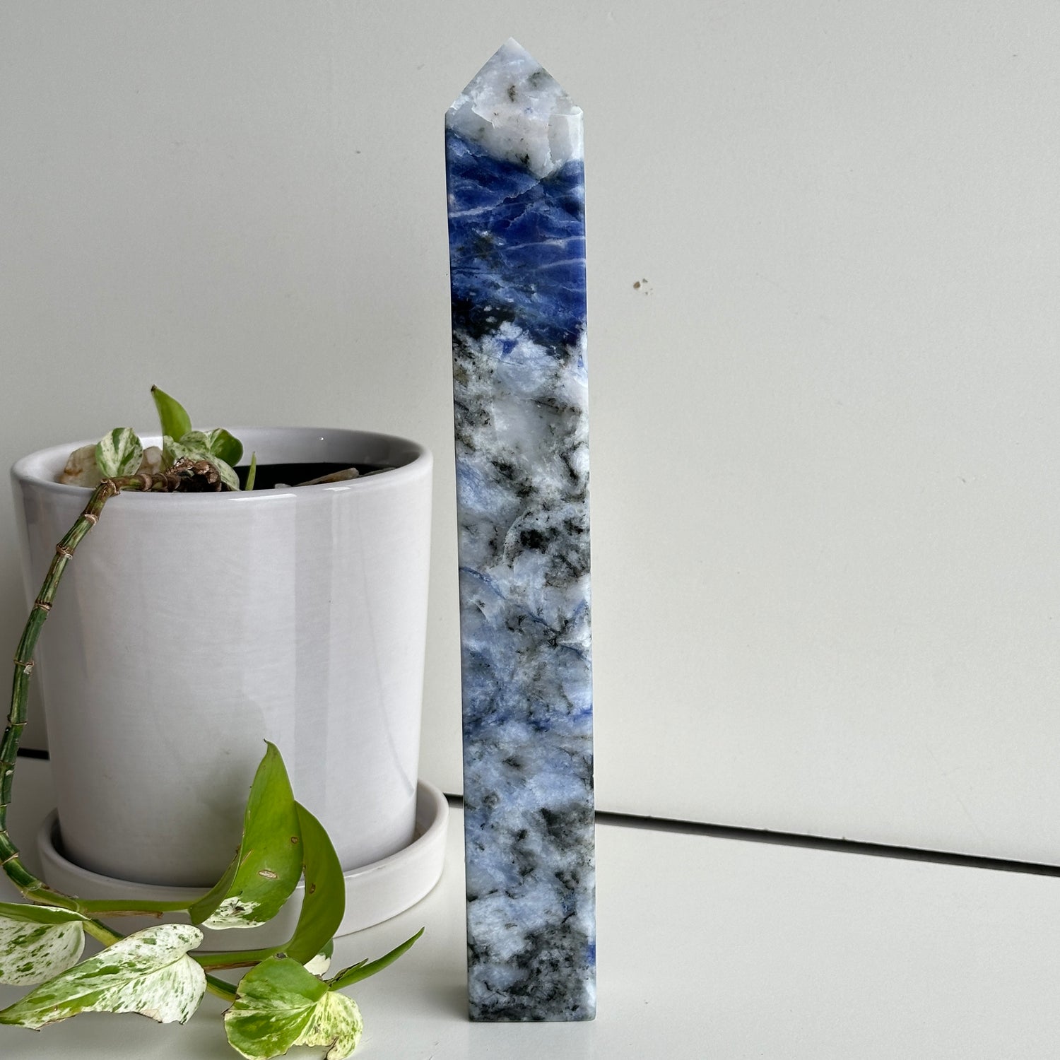 Hackmanite Obelisk 28.8cm
