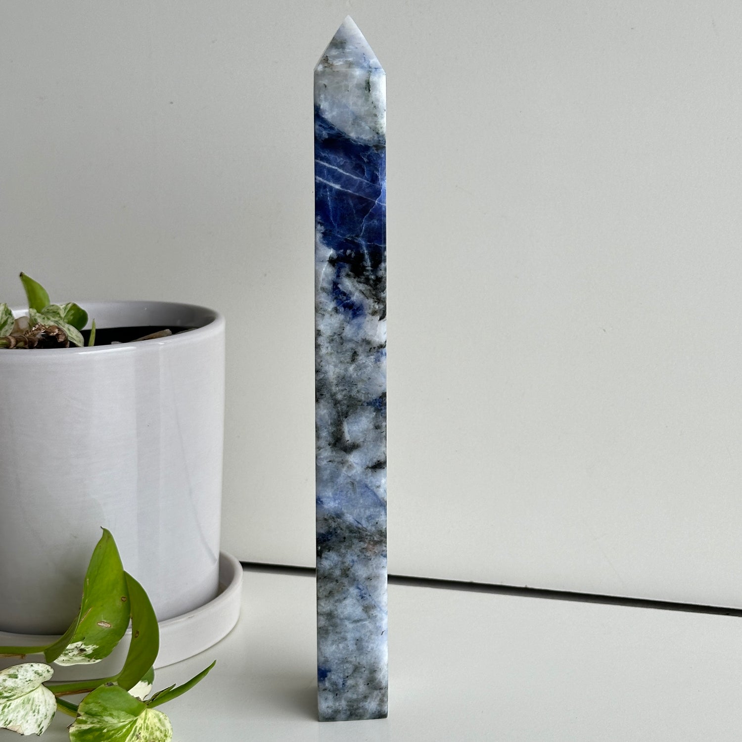 Hackmanite Obelisk 28.8cm