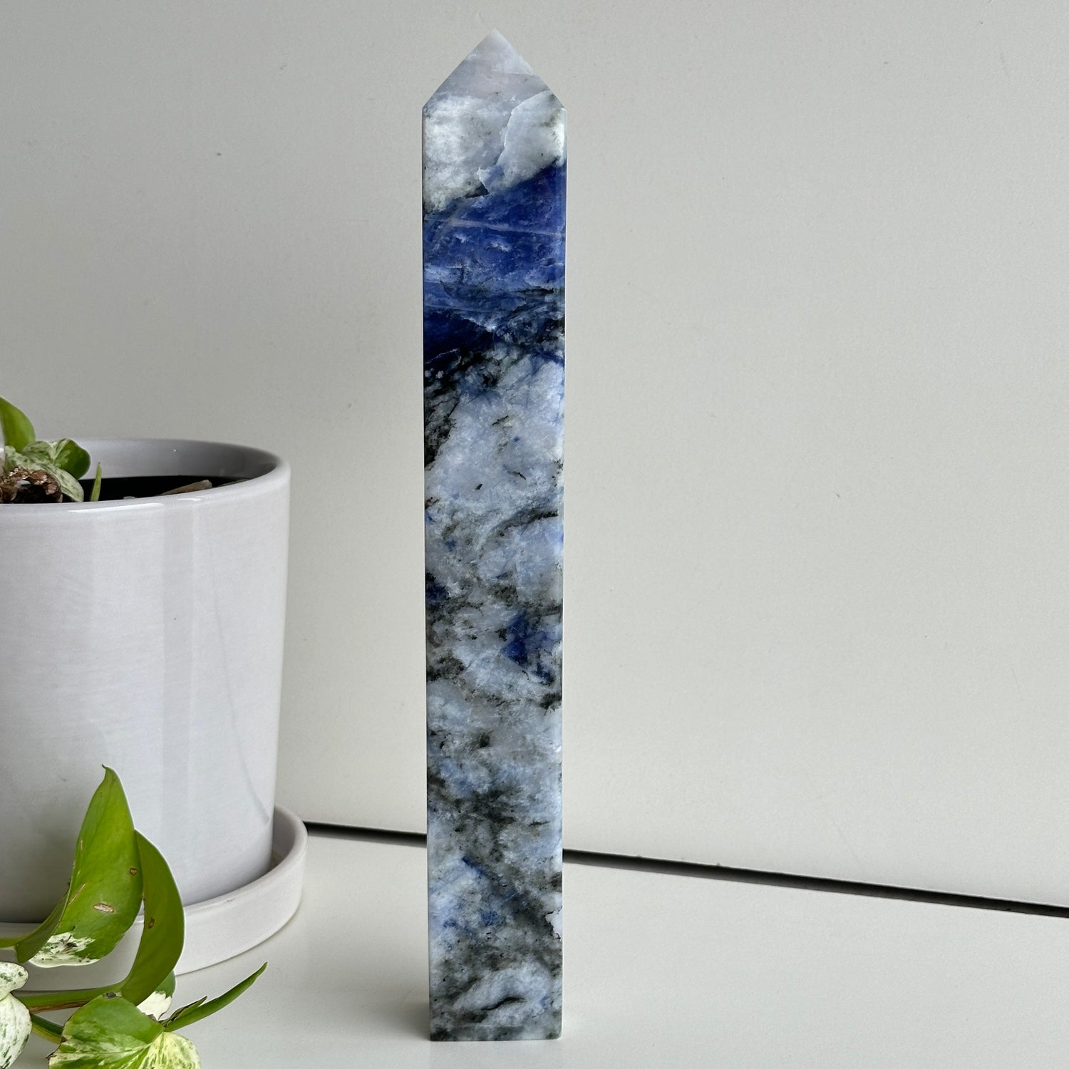 Hackmanite Obelisk 28.8cm