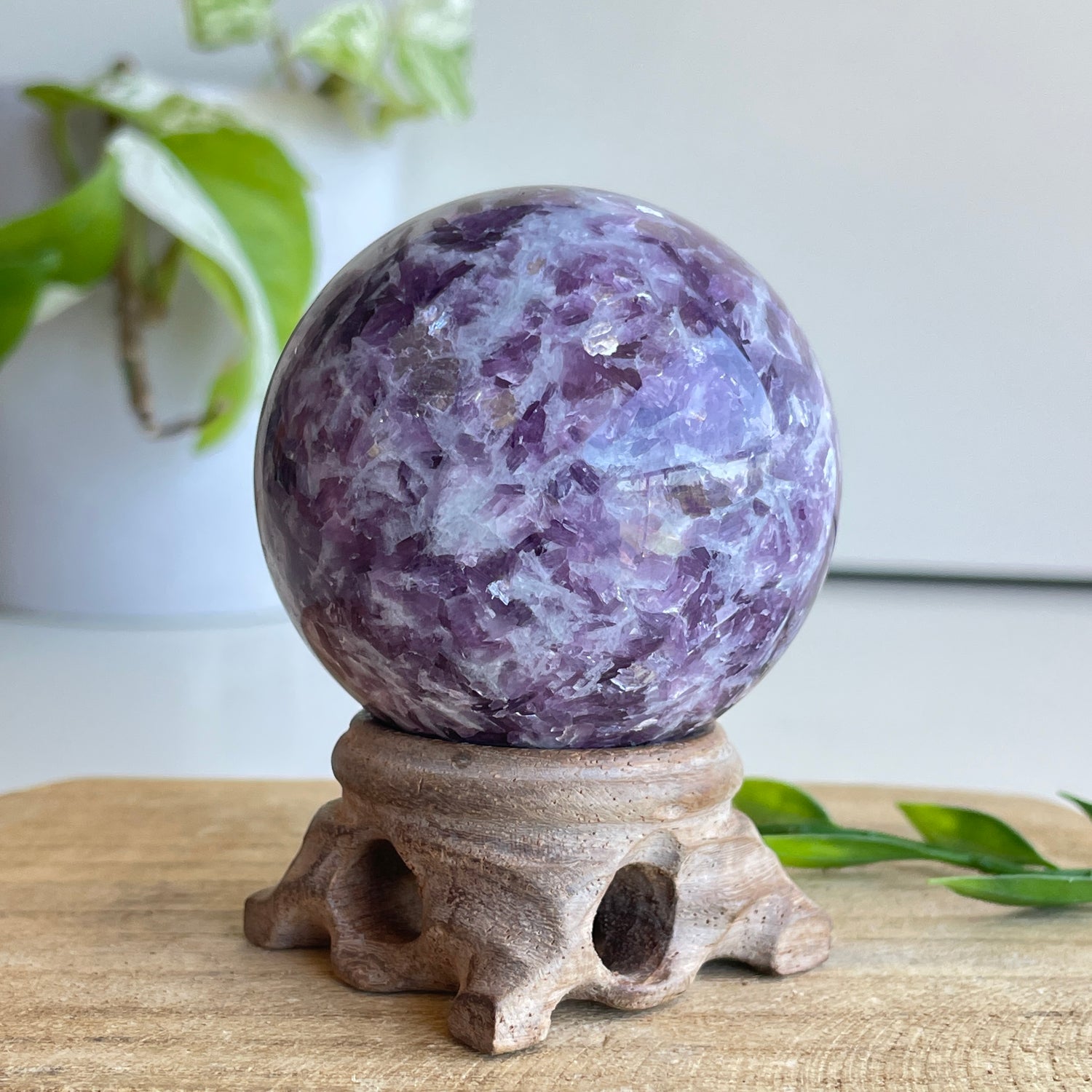 Lepidolite Sphere 5.6cm