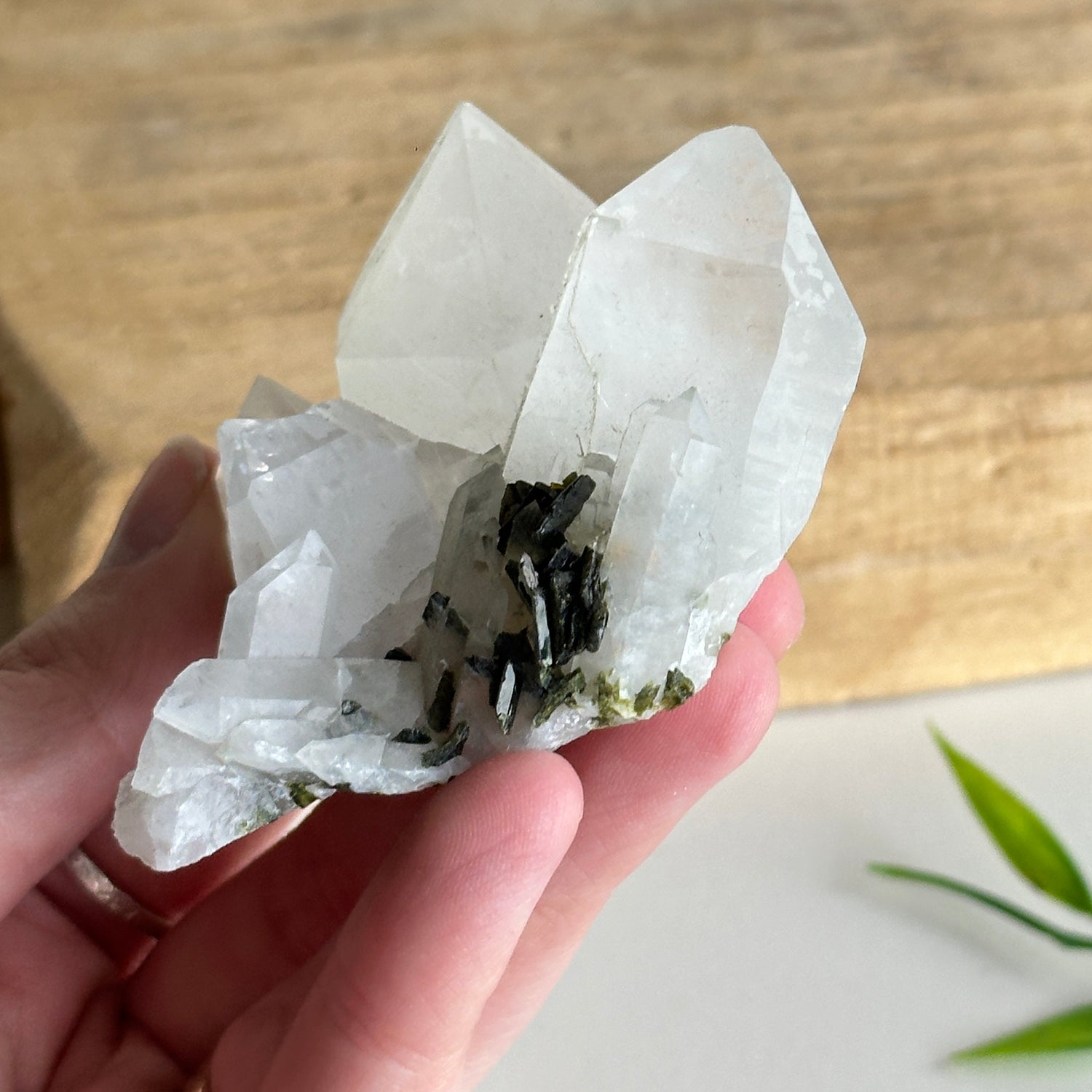 Epidote & Quartz Cluster 102g