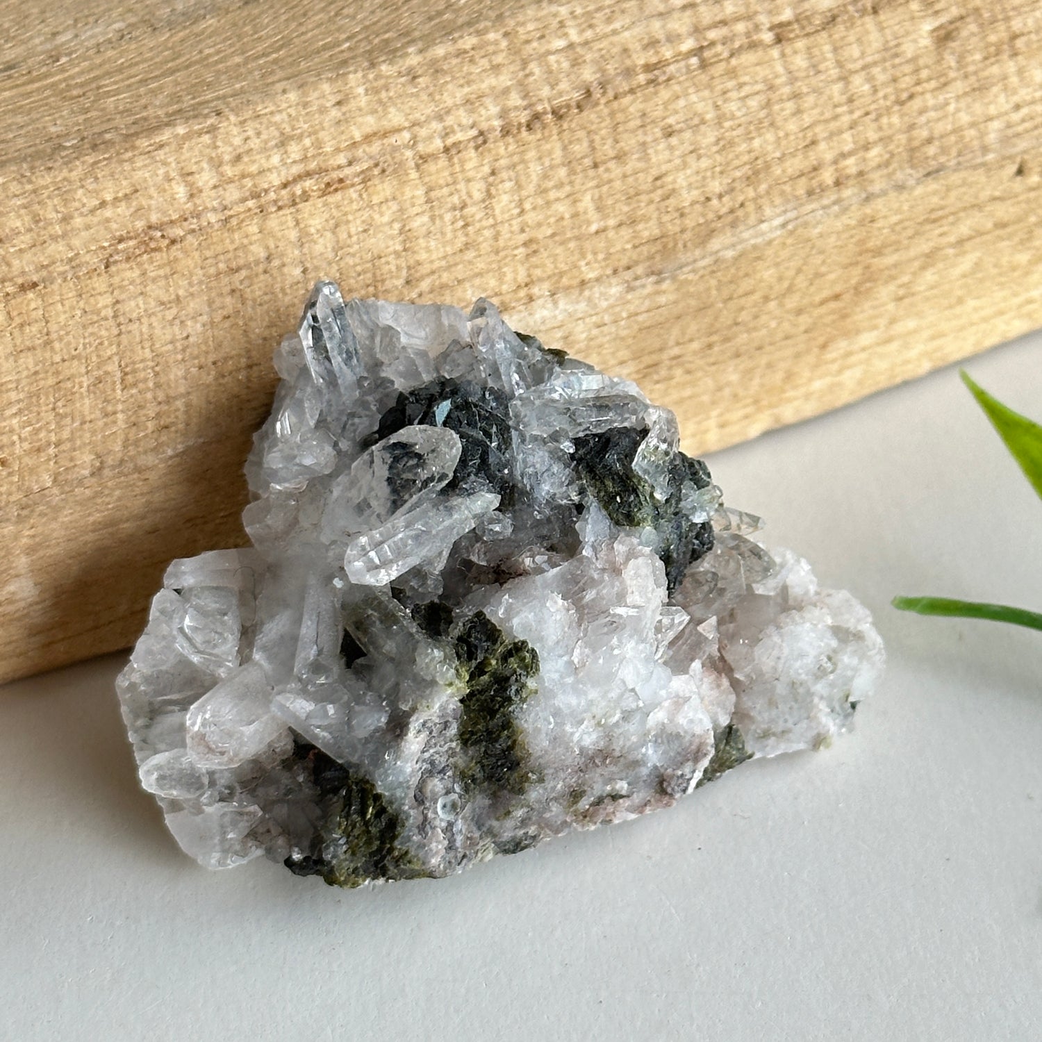 Epidote & Quartz Cluster 30g