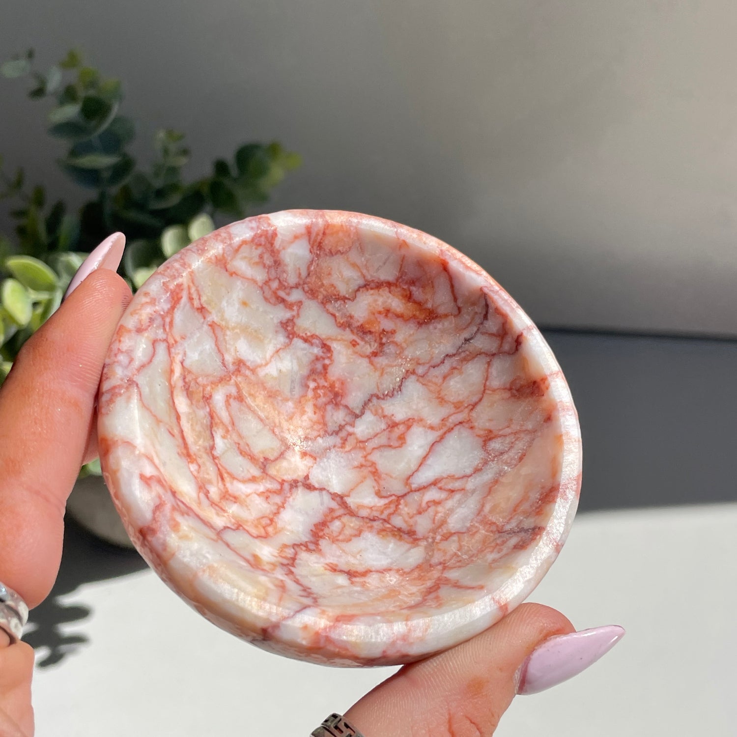 Red Vein Jasper Bowl Assorted