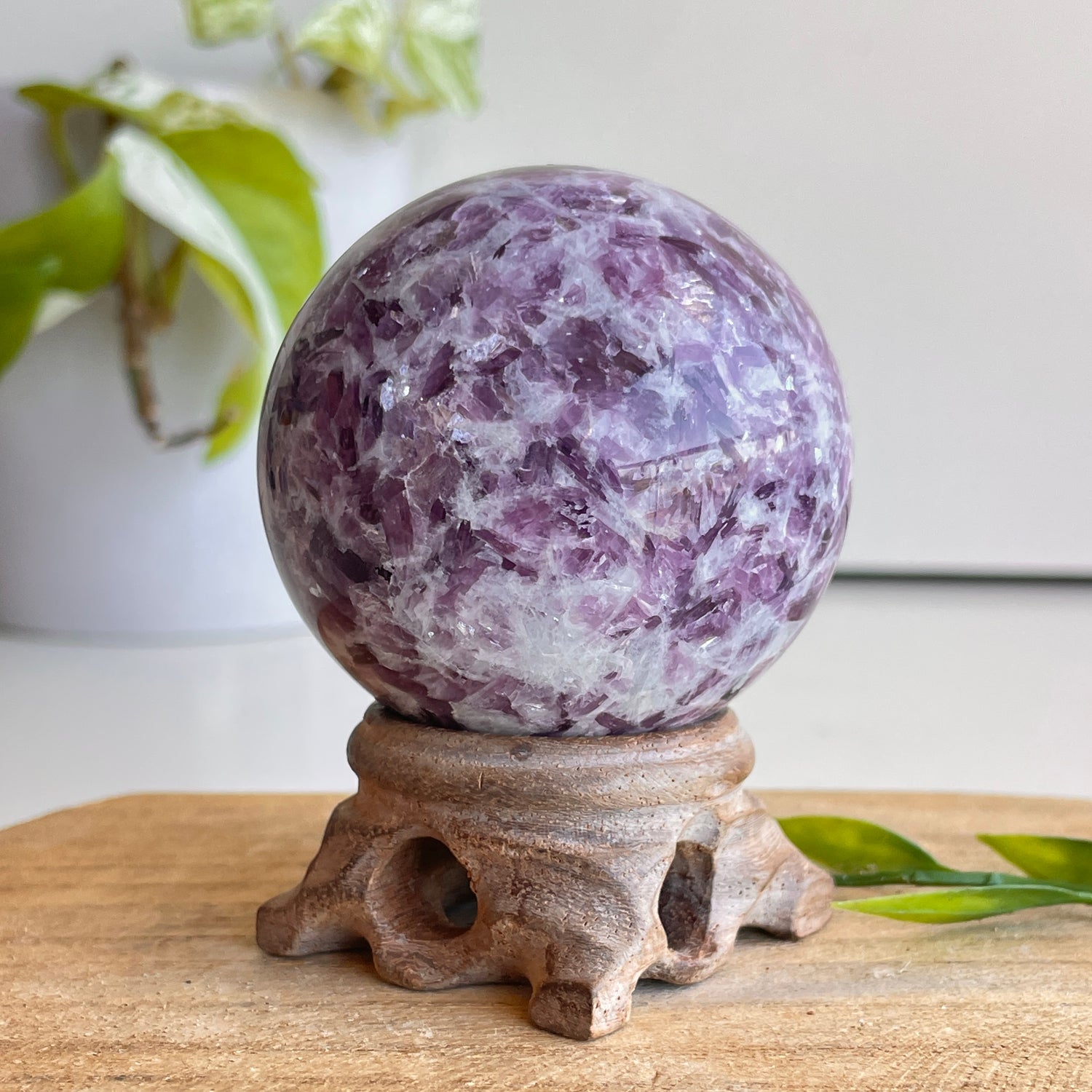 Lepidolite Sphere 5.7cm