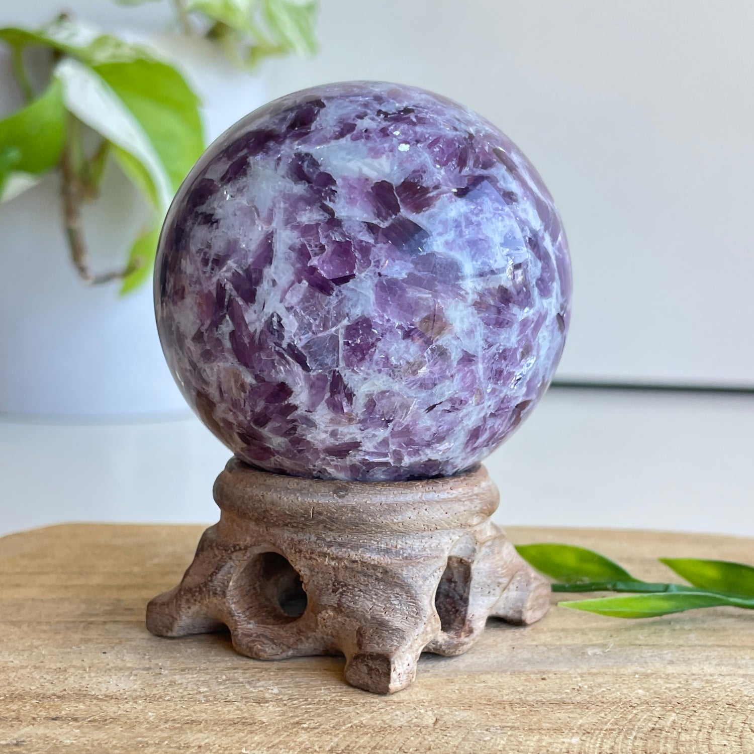 Lepidolite Sphere 5.7cm