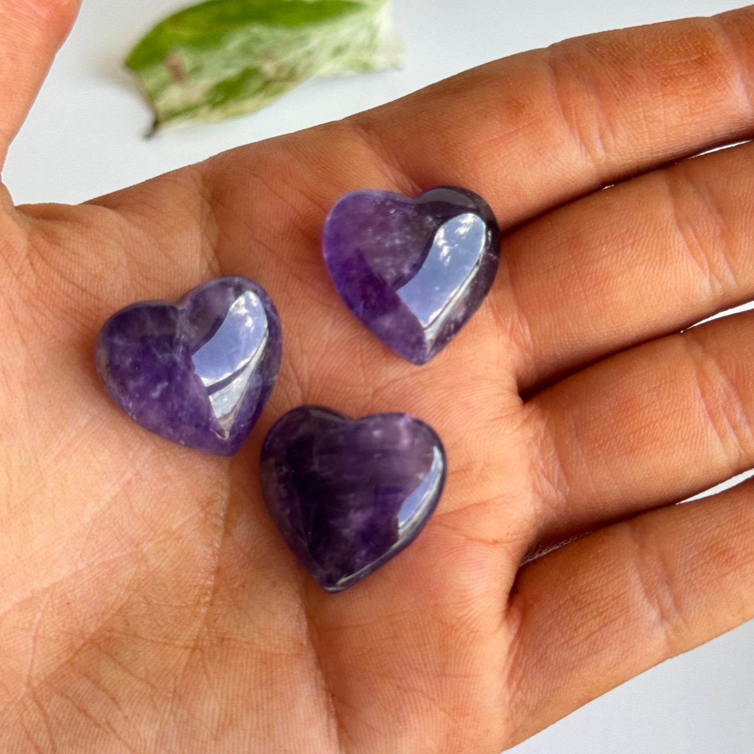Amethyst Mini Heart 2cm
