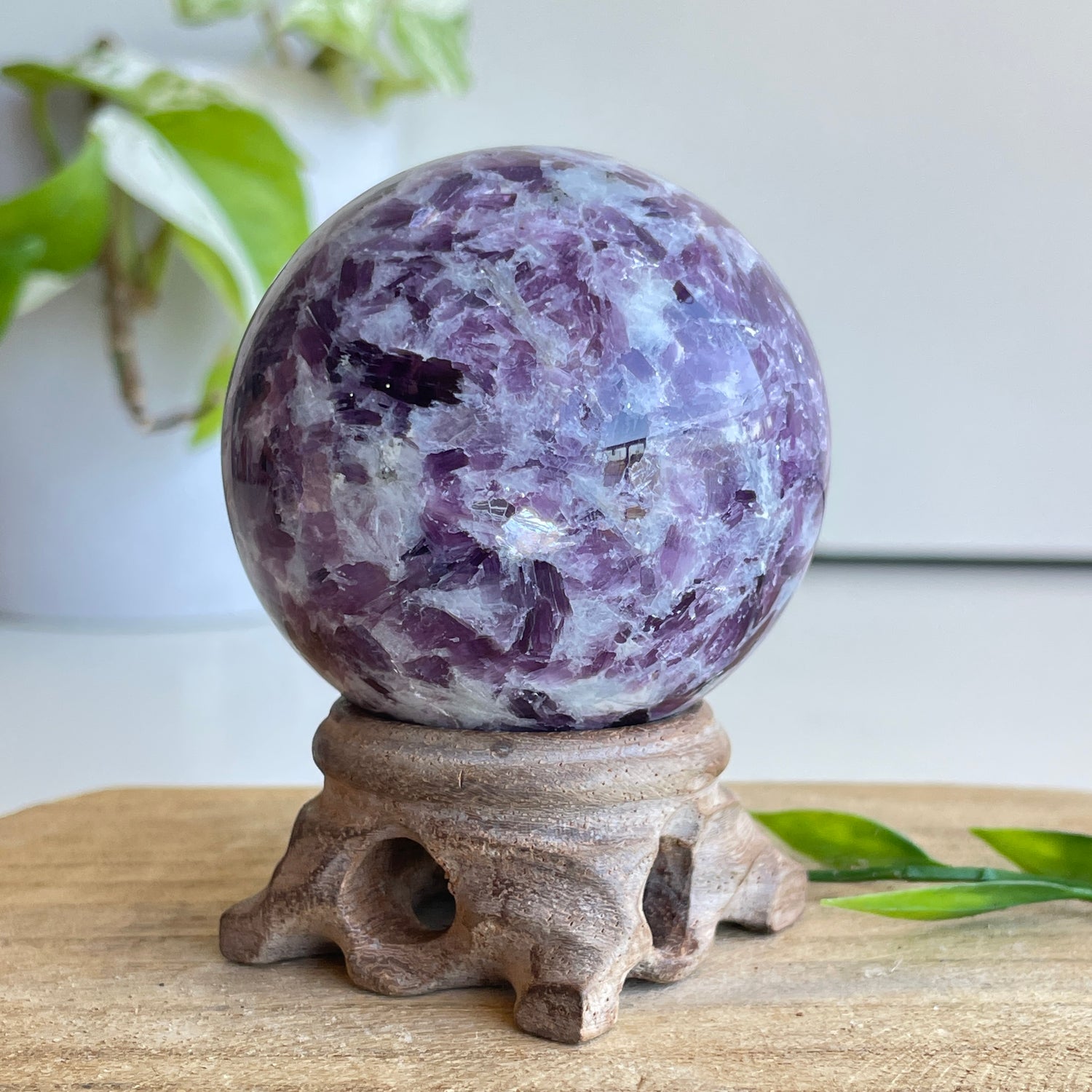 Lepidolite Sphere 5.7cm