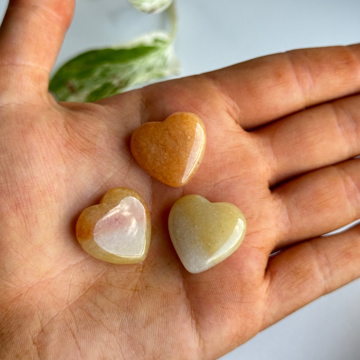 Orange Aventurine Mini Heart 2cm
