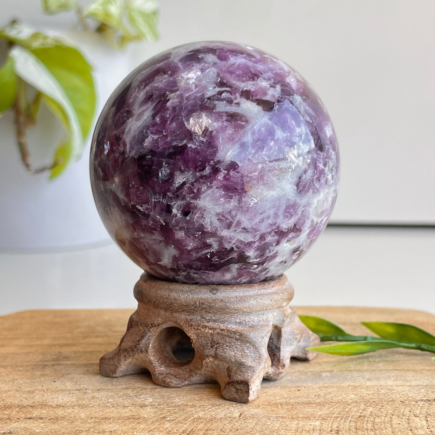 Lepidolite Sphere 6cm