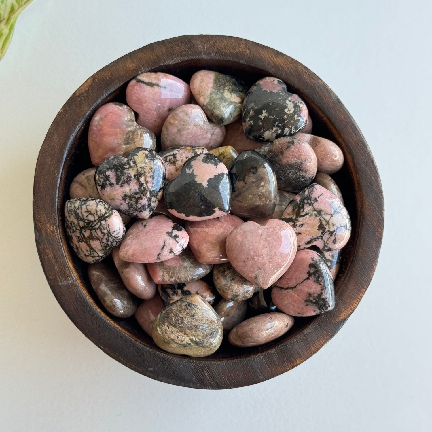 Rhodonite Mini Heart 2cm