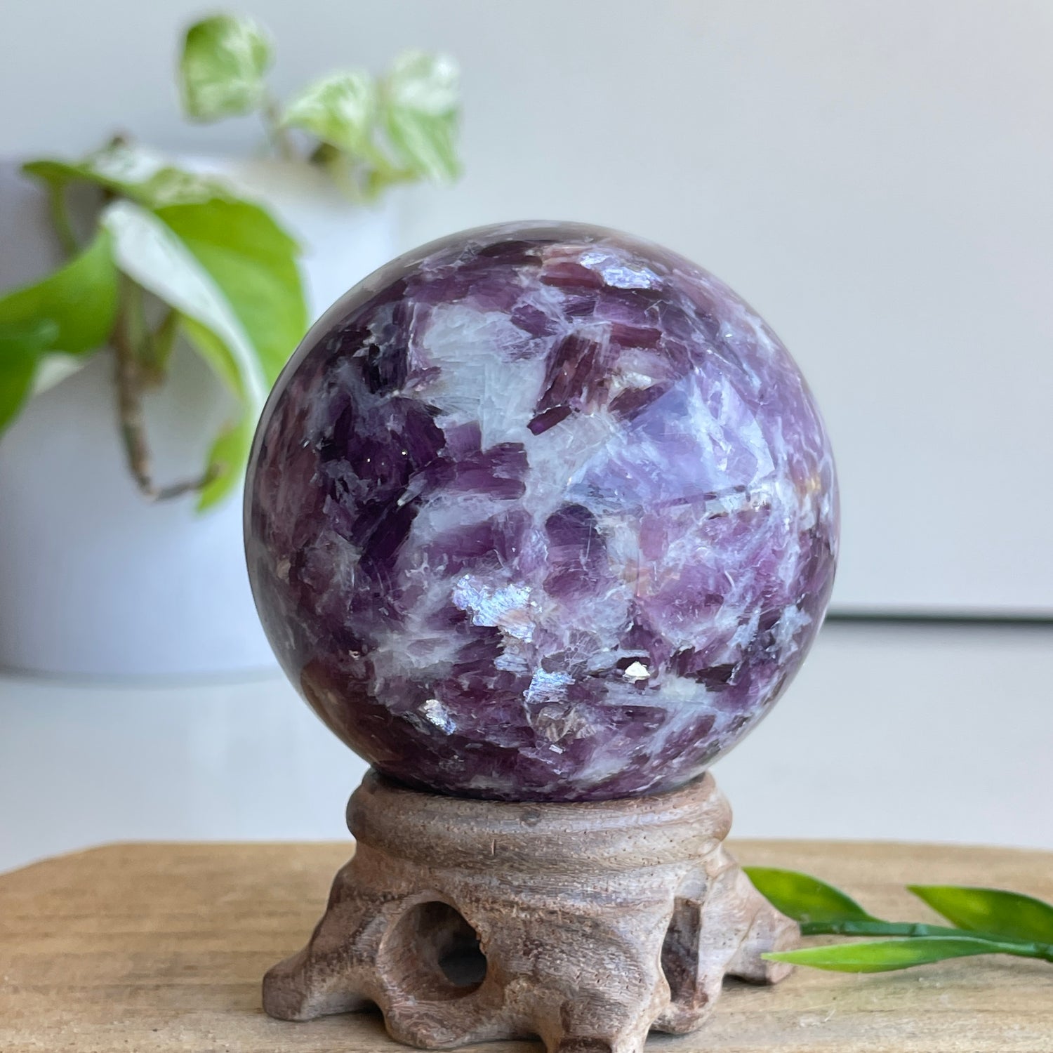 Lepidolite Sphere 6cm