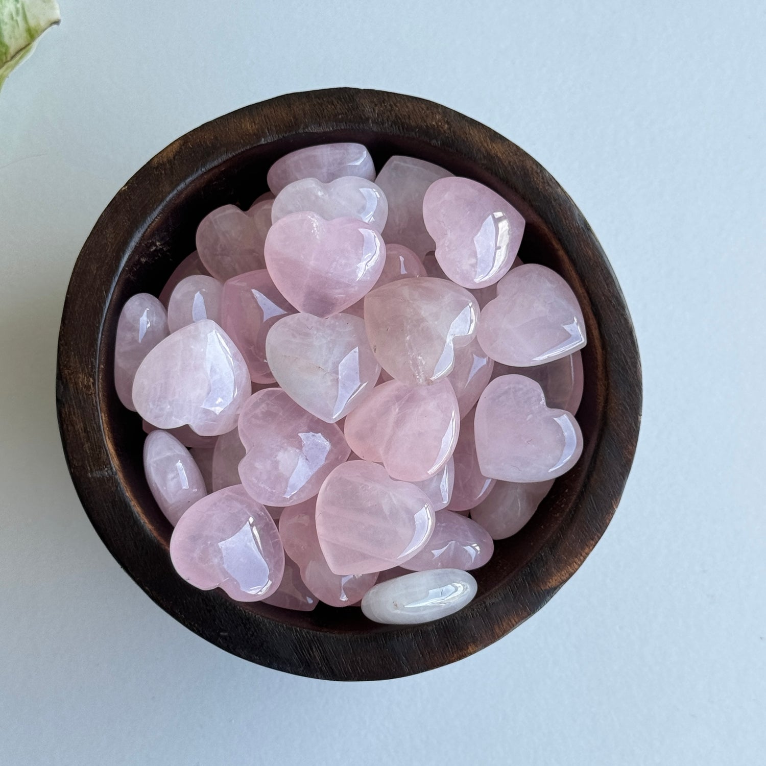 Rose Quartz Heart Mini 2cm