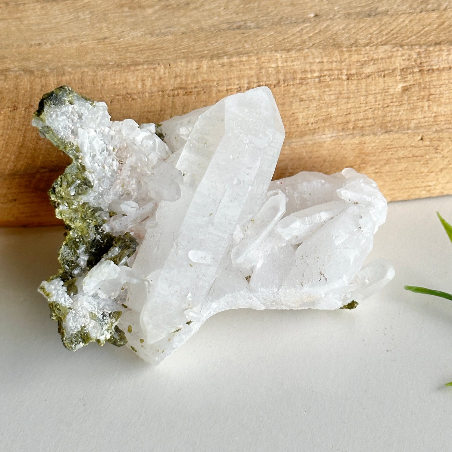 Epidote & Quartz Cluster 90g