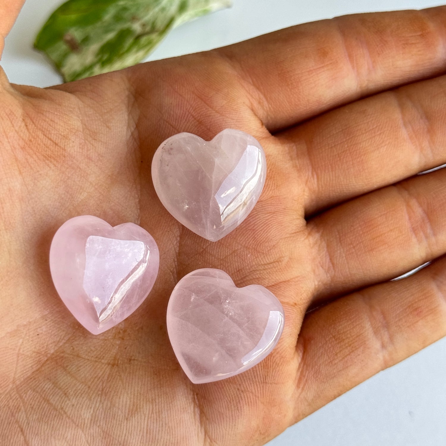 Rose Quartz Heart Mini 2cm