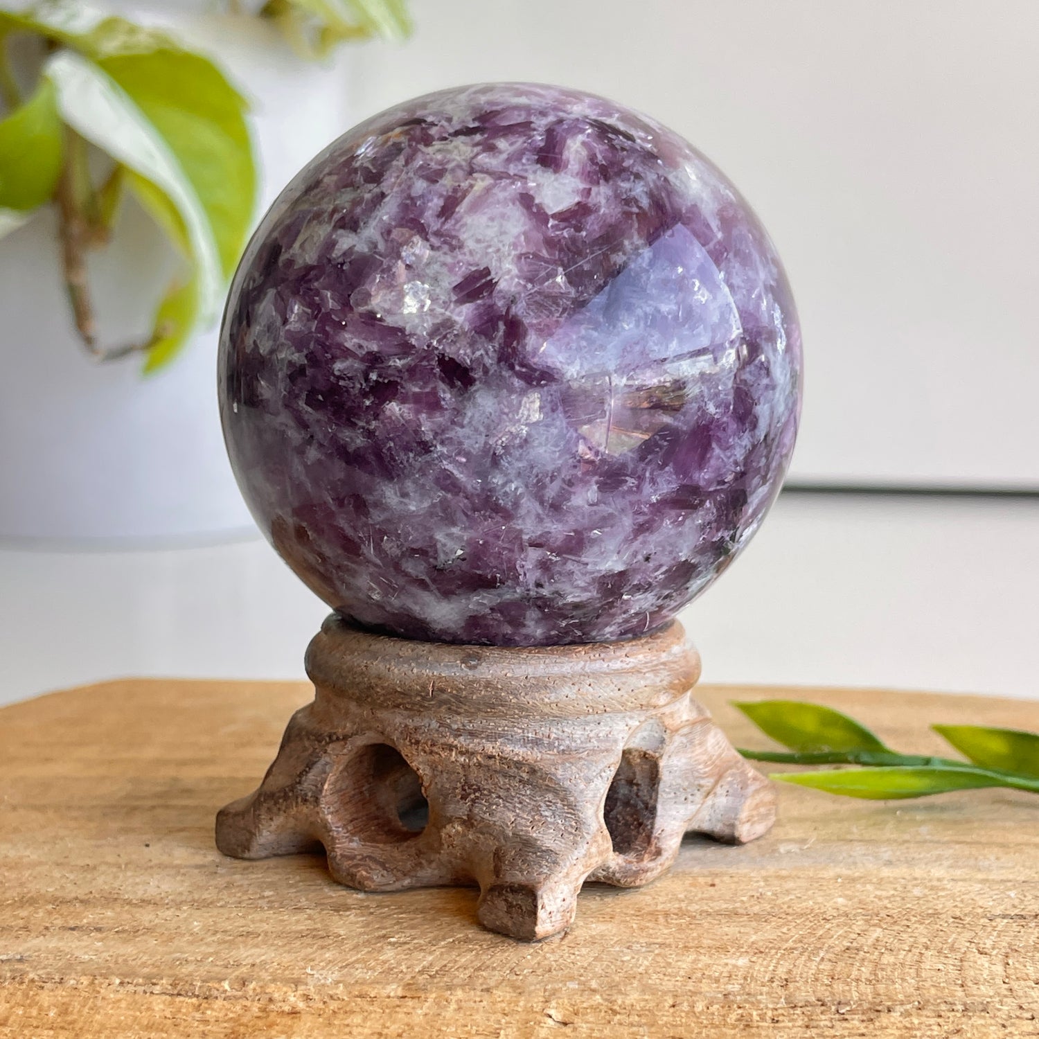 Lepidolite Sphere 5.7cm