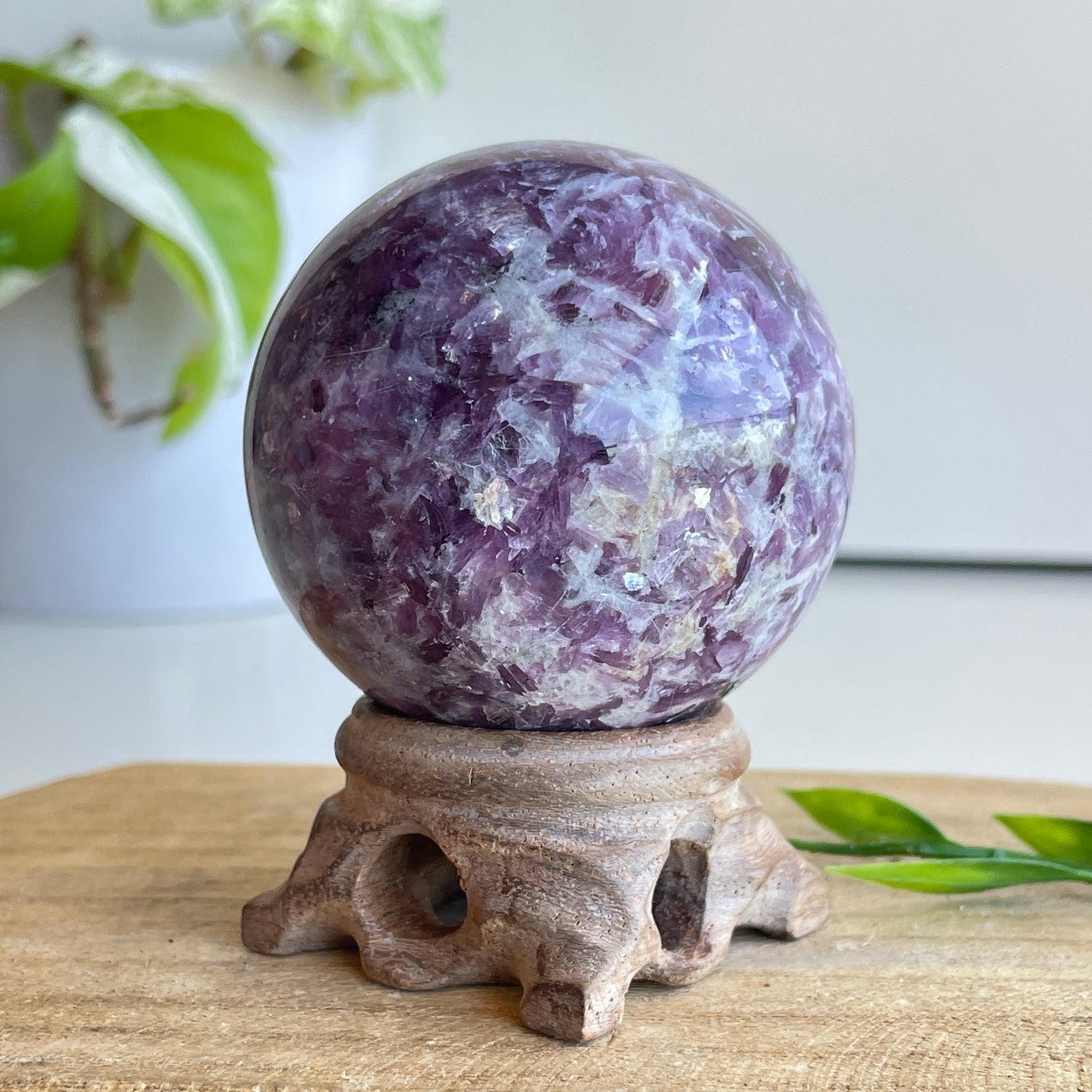 Lepidolite Sphere 5.7cm