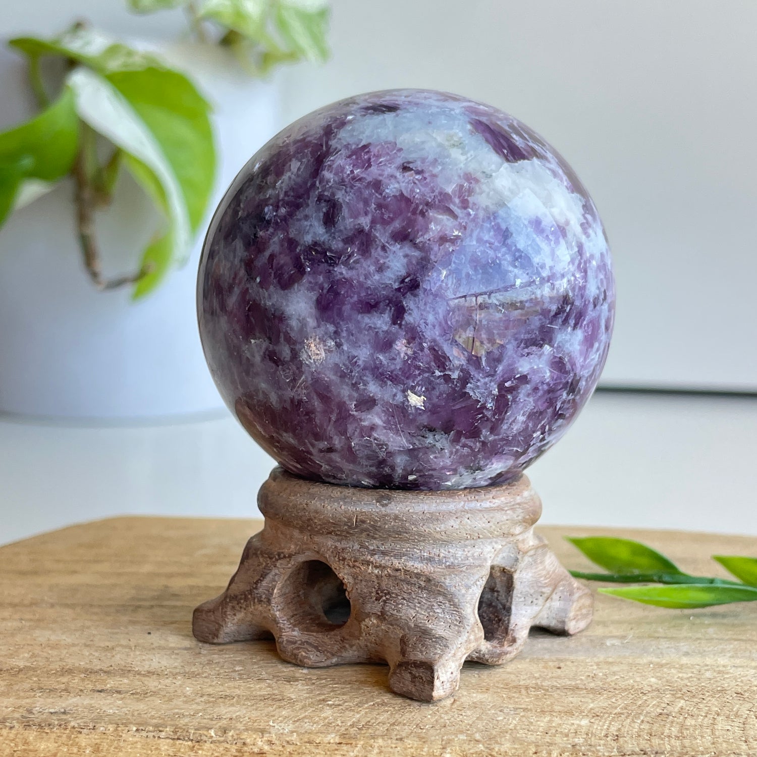 Lepidolite Sphere 5.7cm