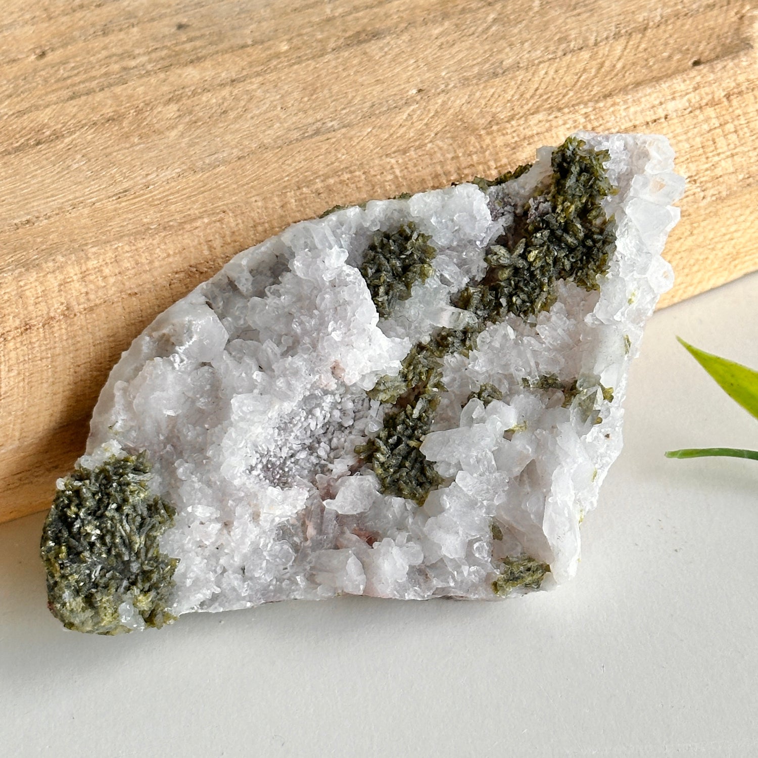 Epidote & Quartz Cluster 98g