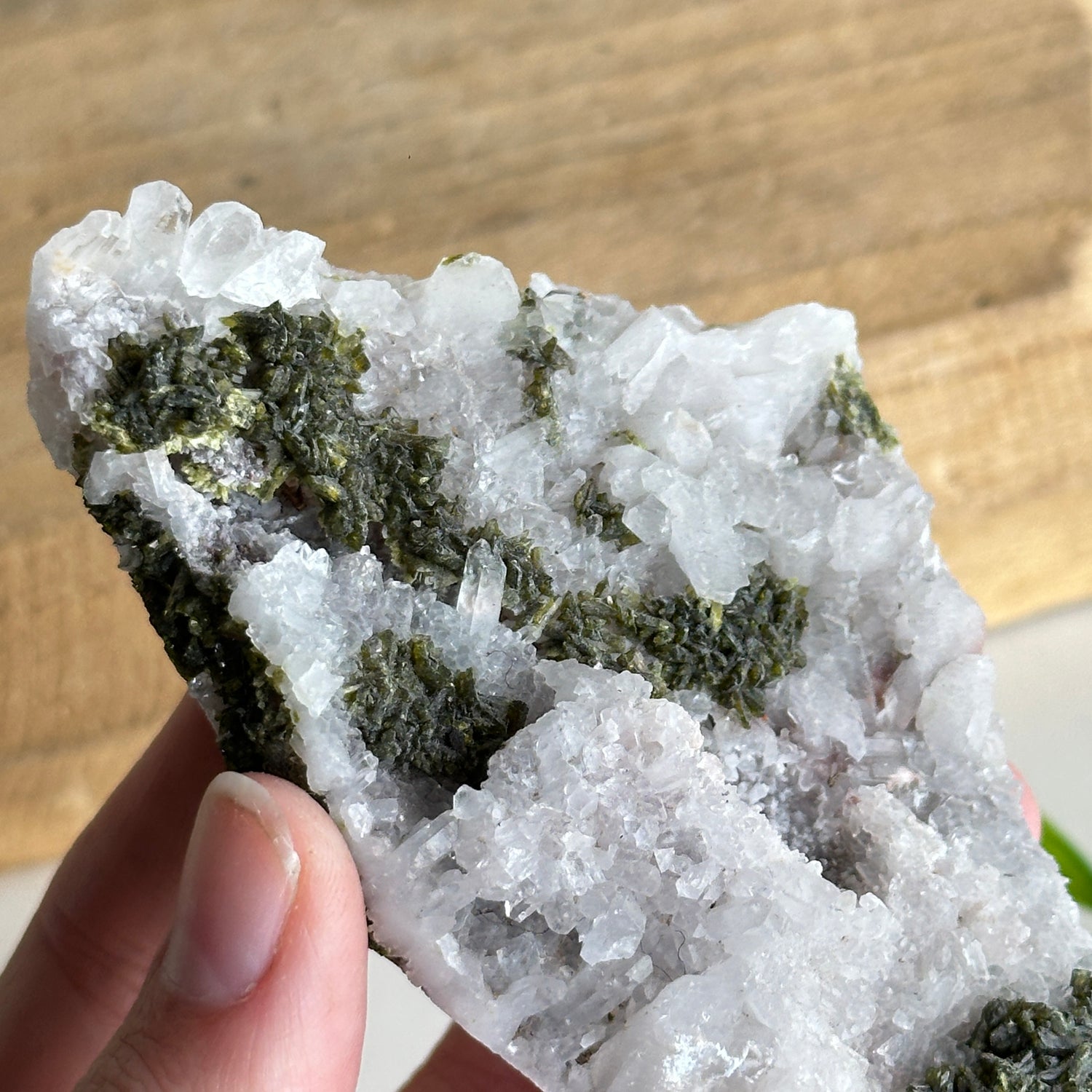 Epidote & Quartz Cluster 98g