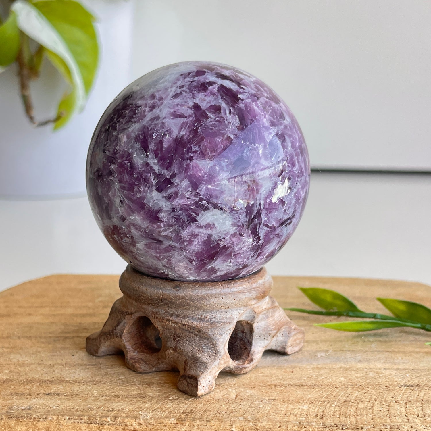 Lepidolite Sphere 5.6cm