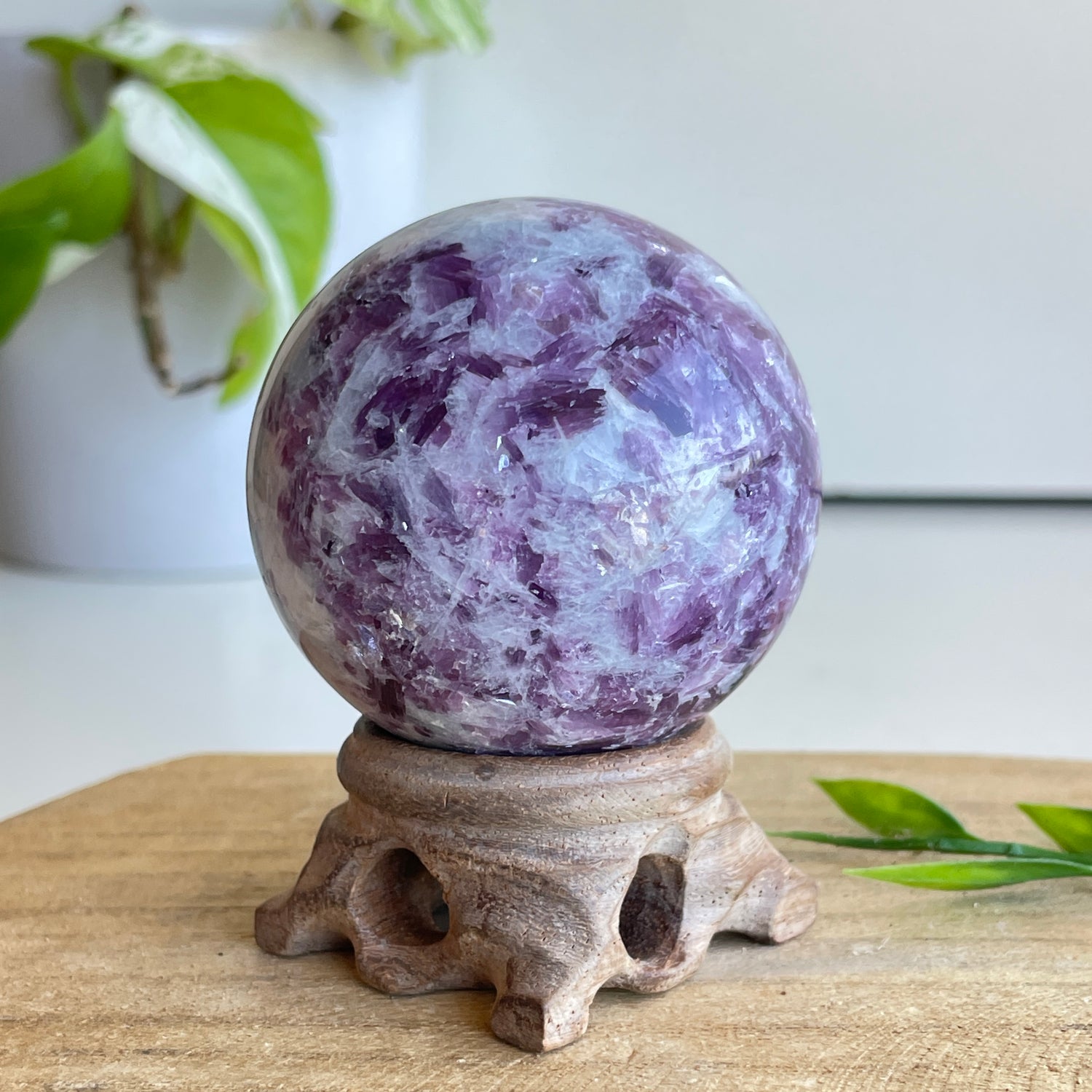 Lepidolite Sphere 5.6cm