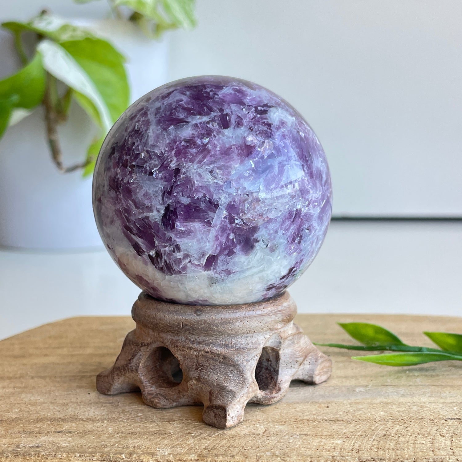 Lepidolite Sphere 5.6cm