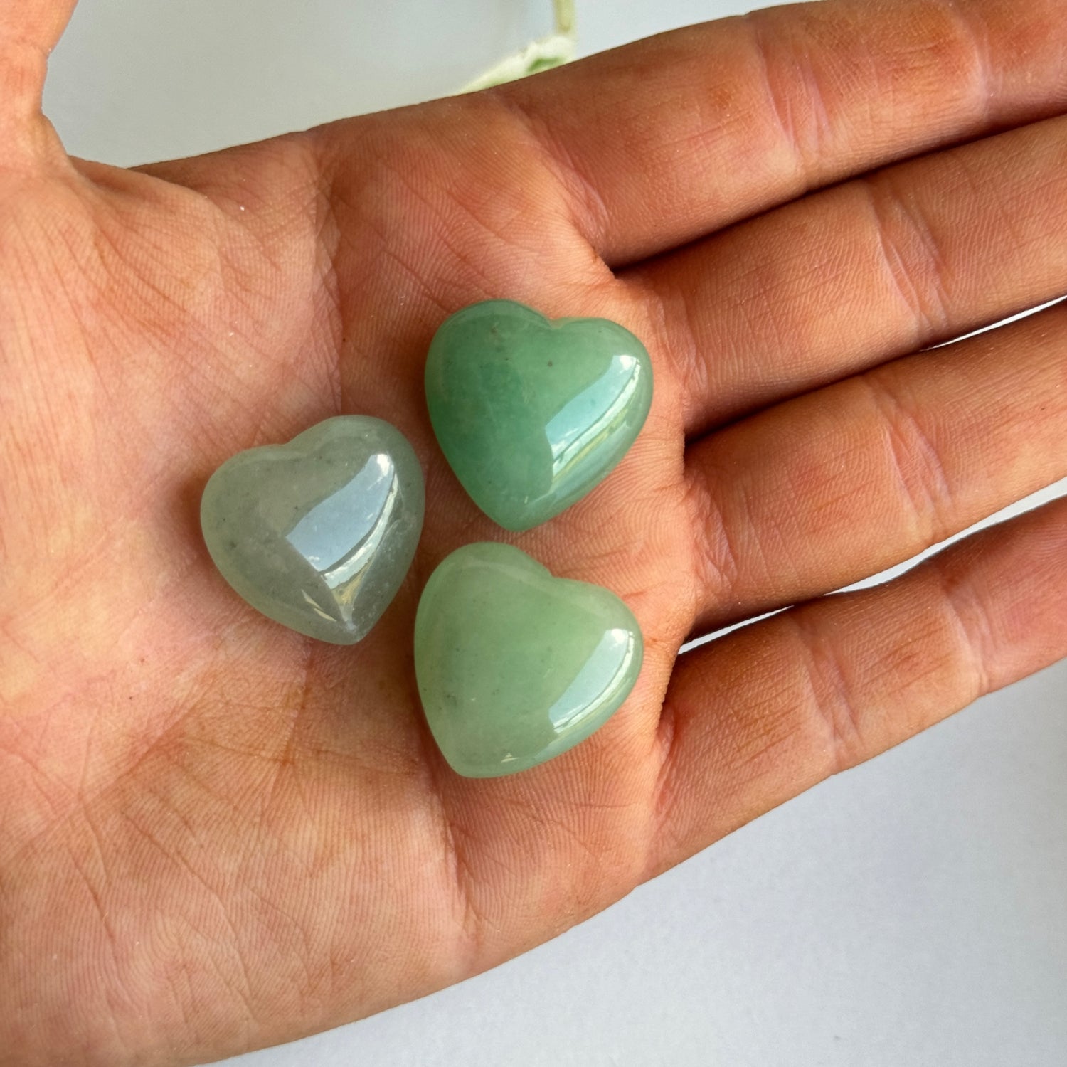 Green Aventurine  Mini Heart 2cm