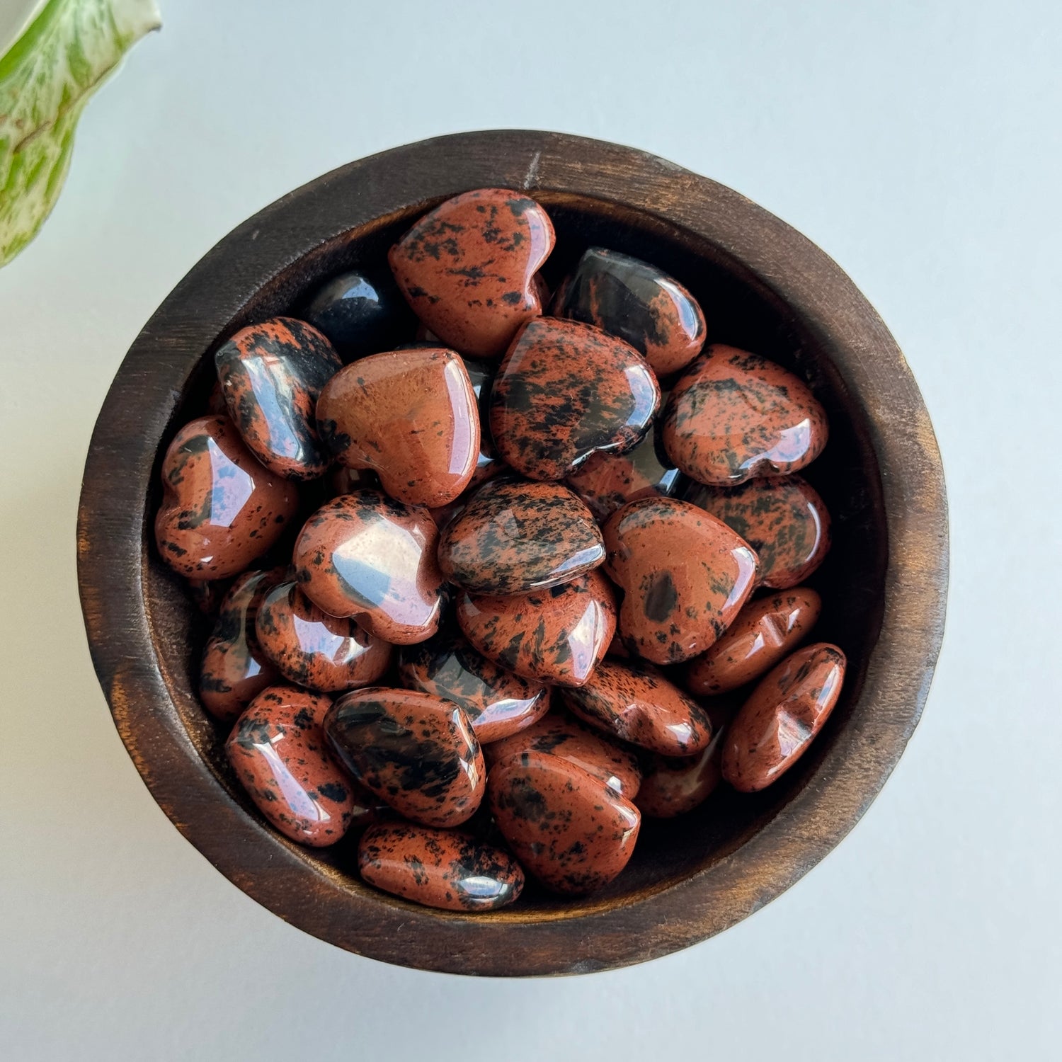 Mahogany Obsidian Mini Heart 2cm