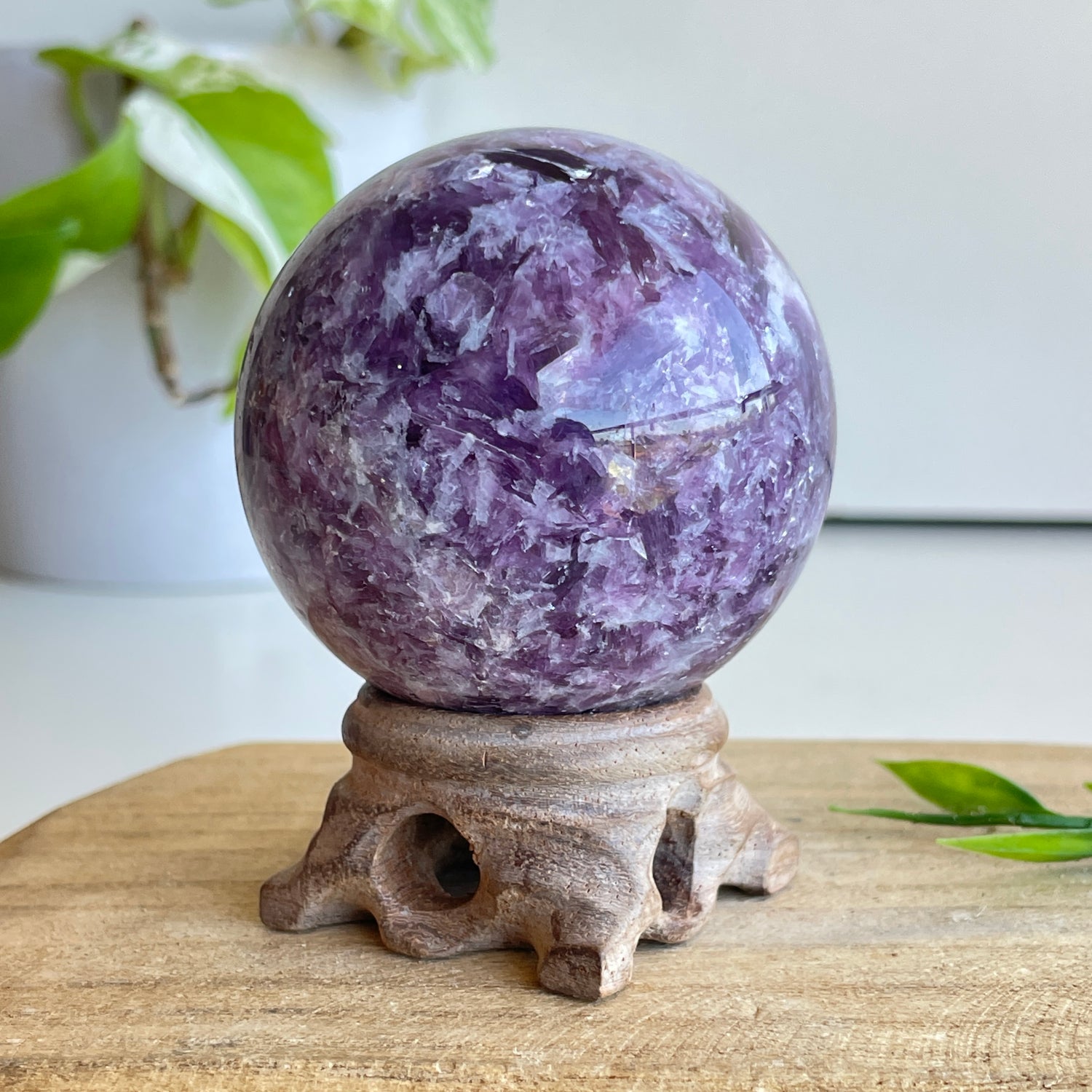 Lepidolite Sphere 6cm