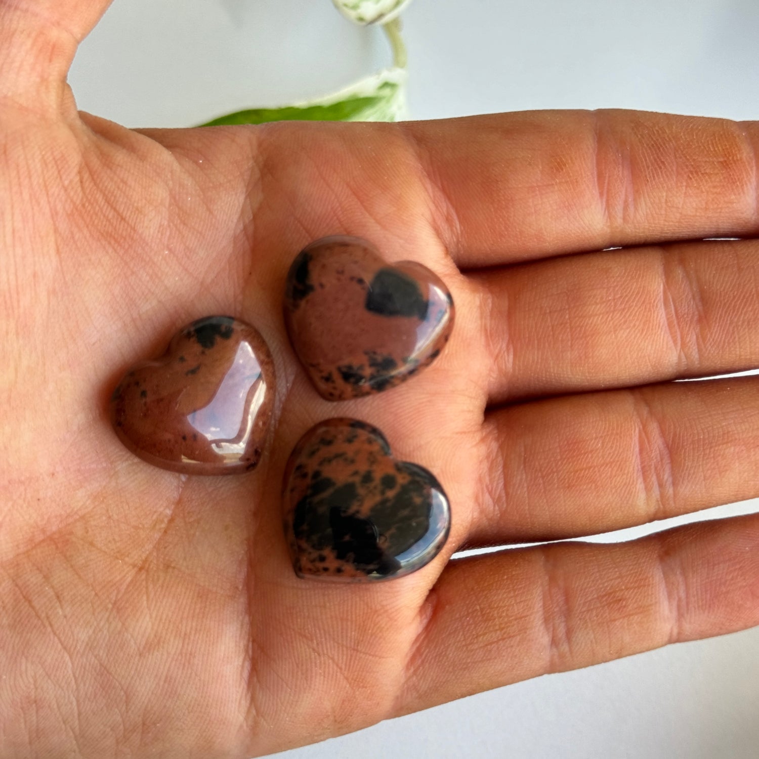 Mahogany Obsidian Mini Heart 2cm