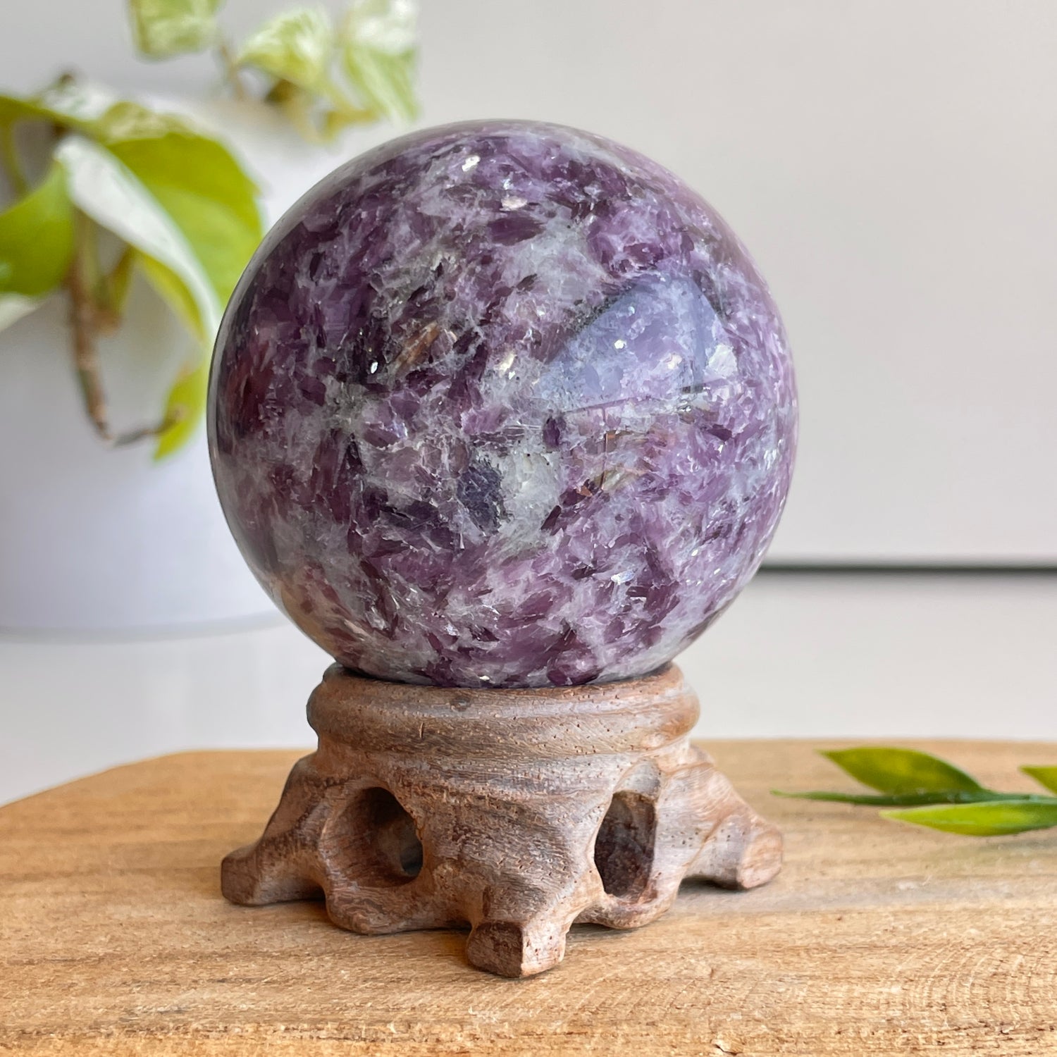 Lepidolite Sphere 5.8cm