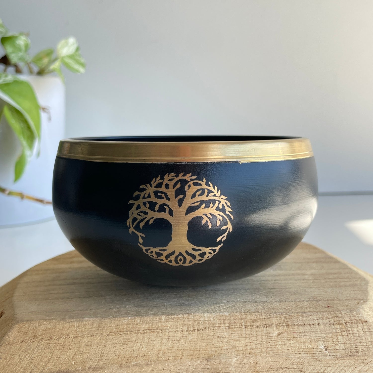 Black Tree Of Life Singing Bowl 11cm BS1690