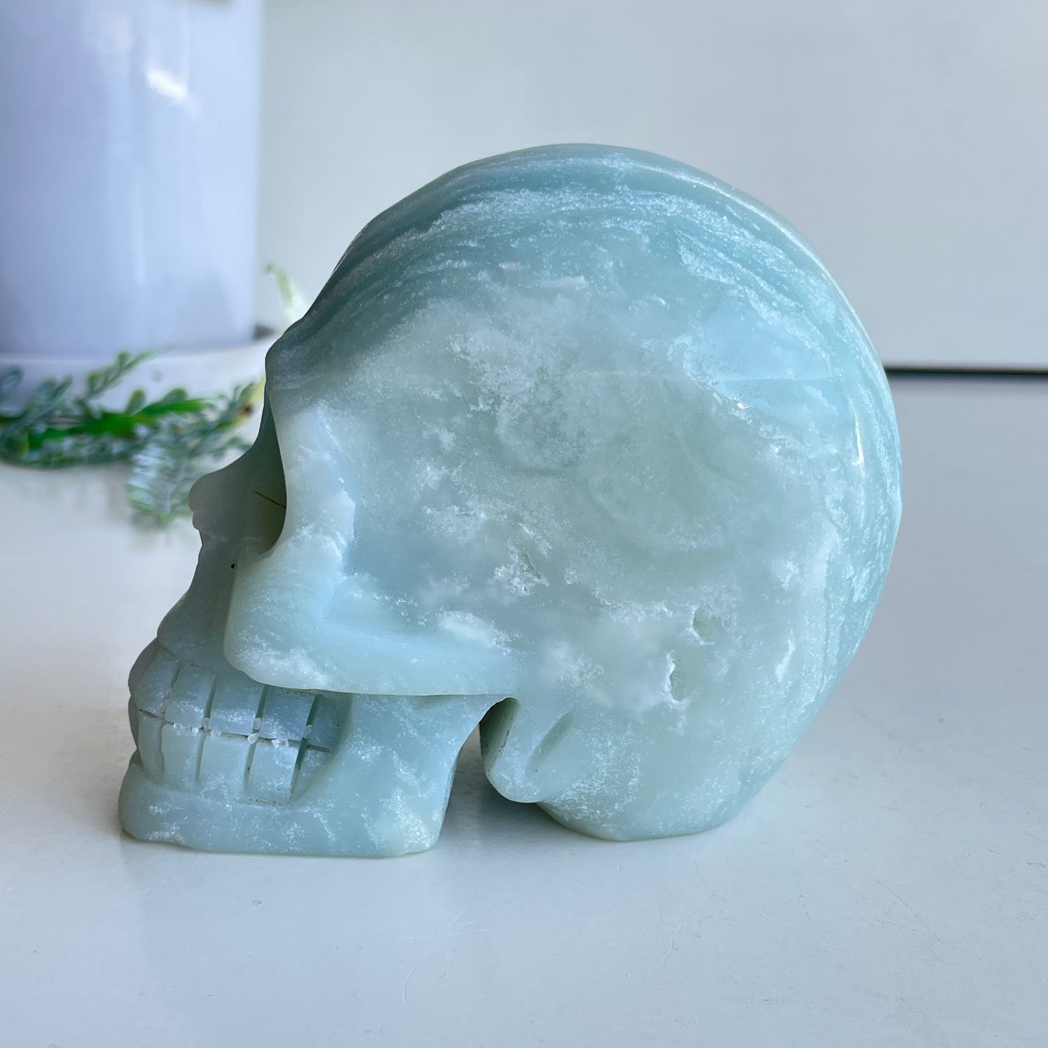 Amazonite Skull 11.5cm