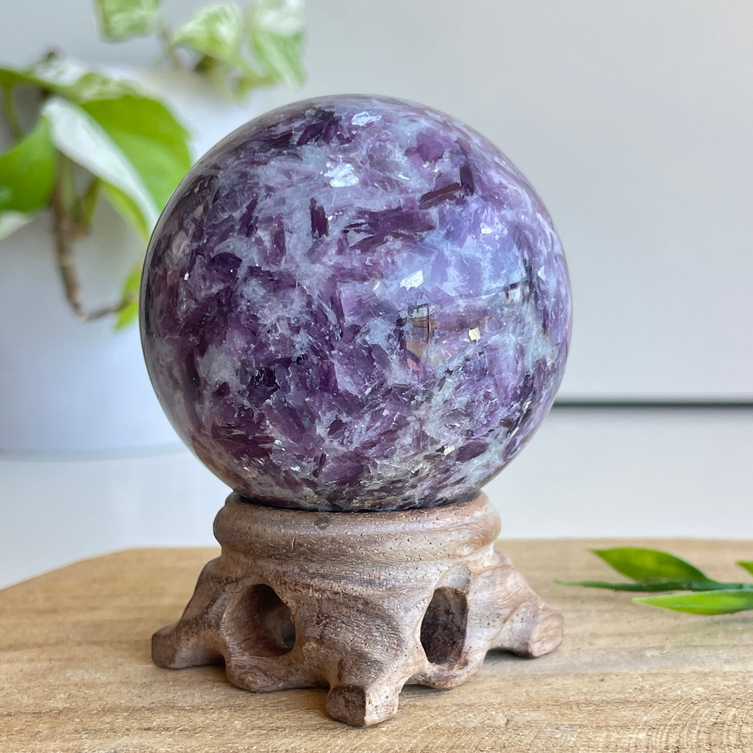 Lepidolite Sphere 5.8cm