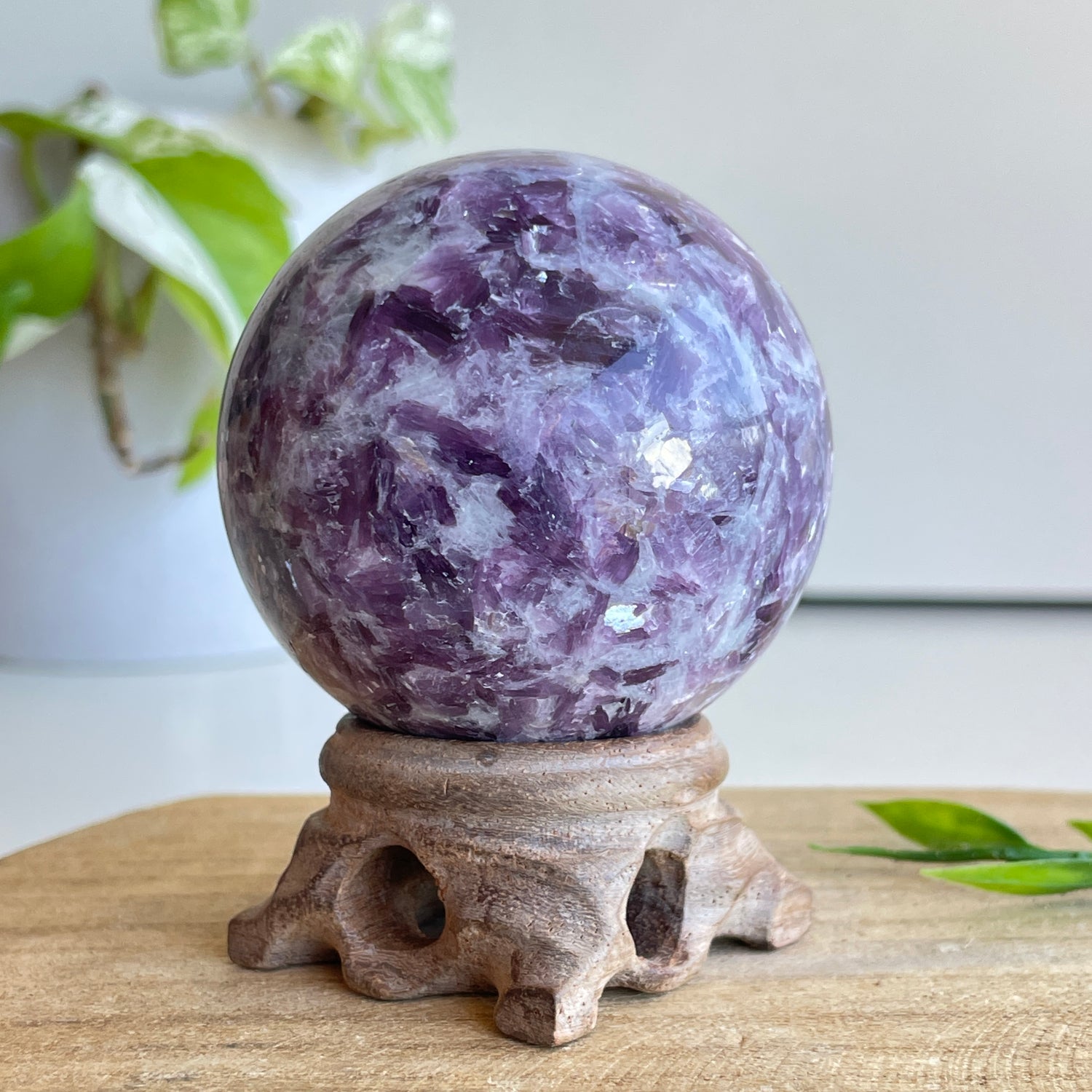 Lepidolite Sphere 5.8cm